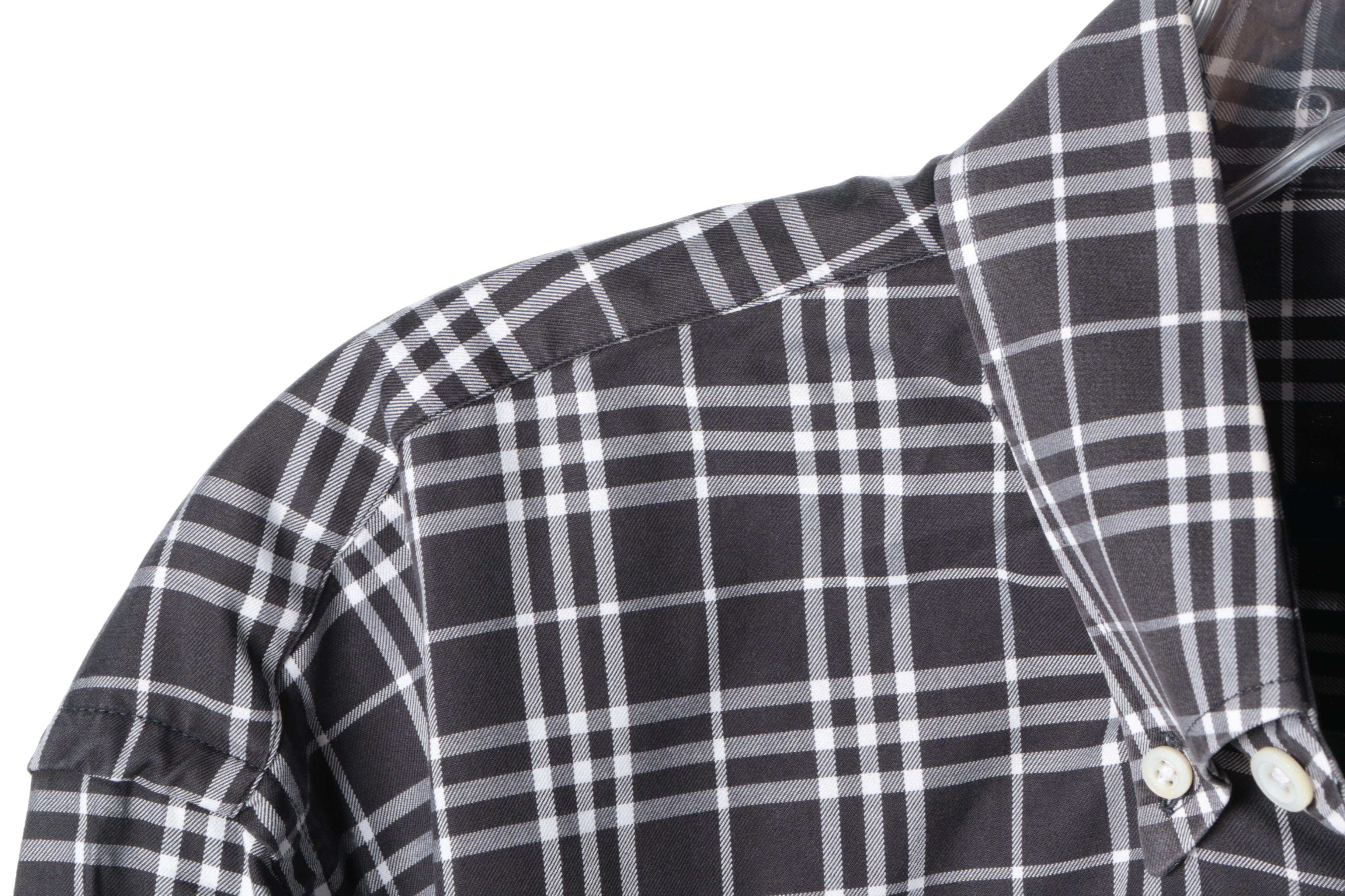 Men's Burberry Plaid Shirts