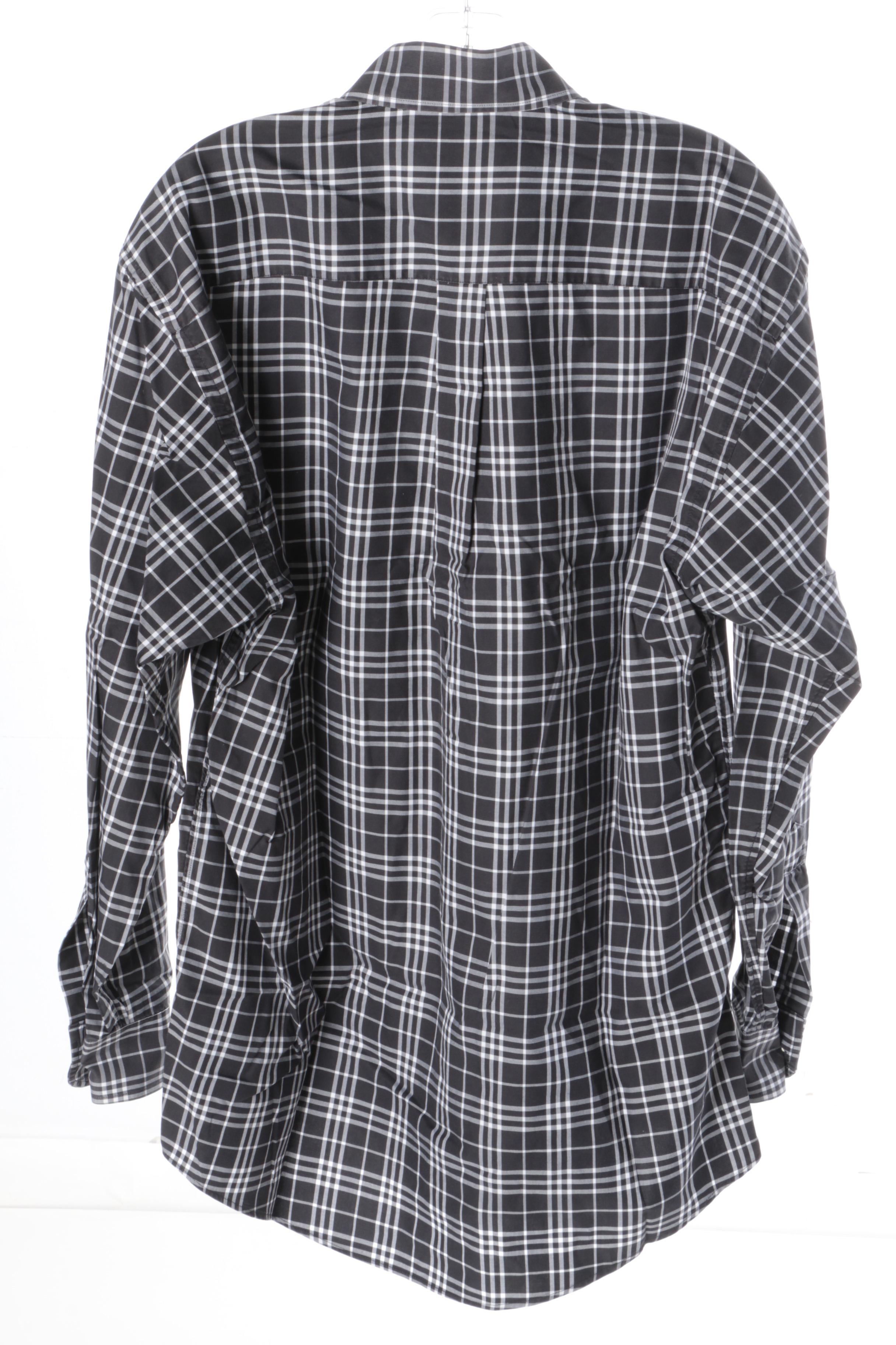 Men's Burberry Plaid Shirts