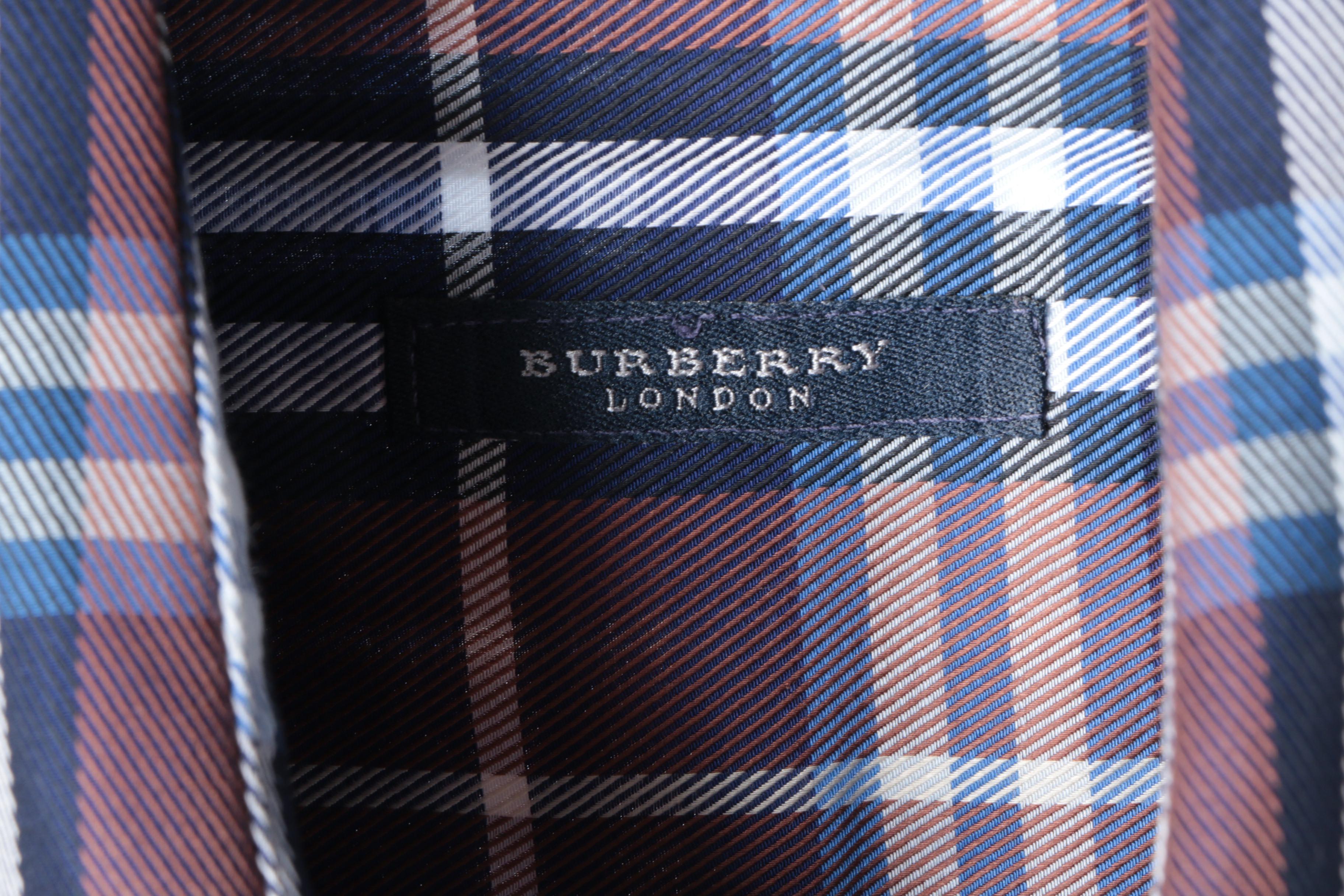 Men's Burberry Plaid Shirts
