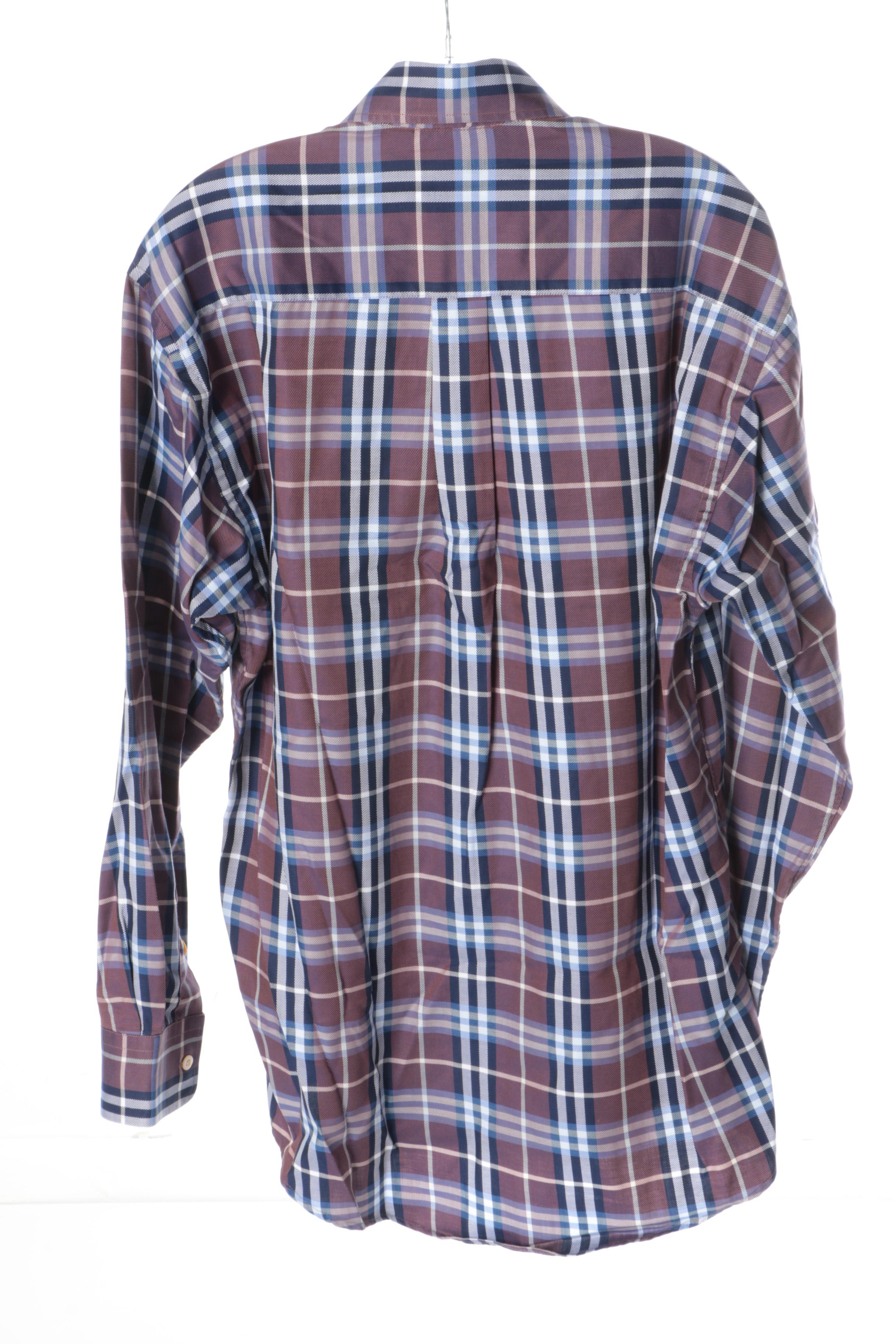 Men's Burberry Plaid Shirts