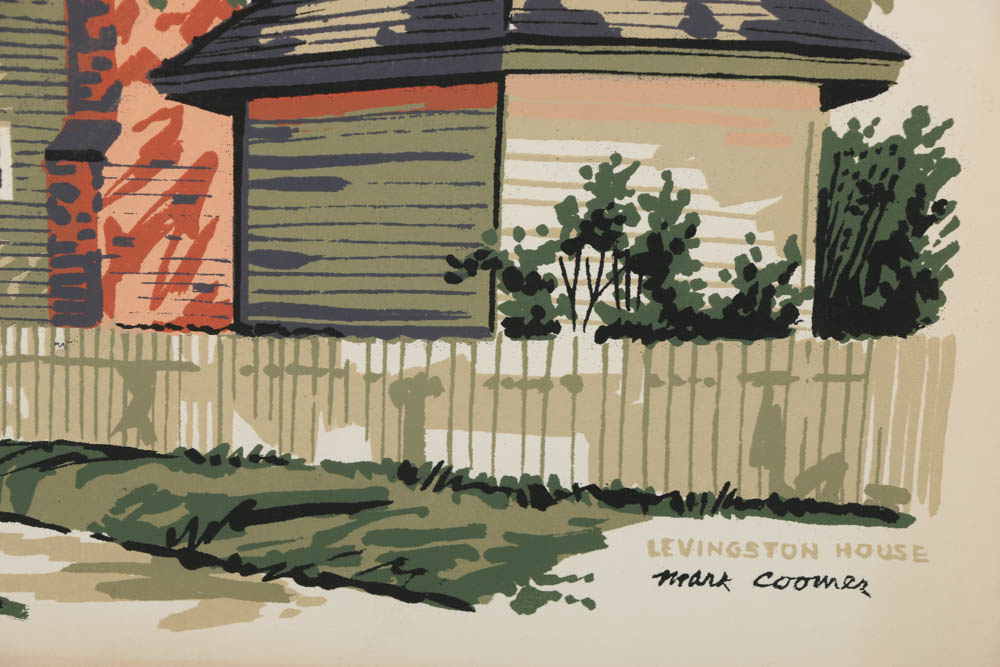 Collection of Mark Coomer Serigraphs on Paper of Suburban Architecture