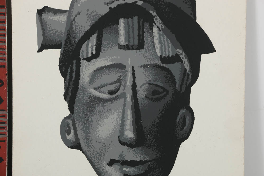 Collection of Mark Coomer Serigraphs on Board of Masks of Non-Western Artifacts
