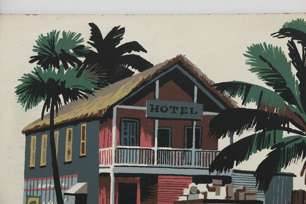 Collection of Mark Coomer Serigraphs on Board of Urban American Scenes