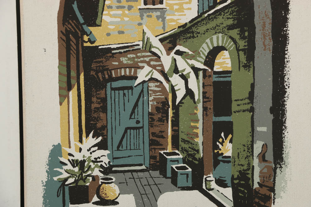 Collection of Mark Coomer Limited Edition Serigraphs on Board of Street Scenes