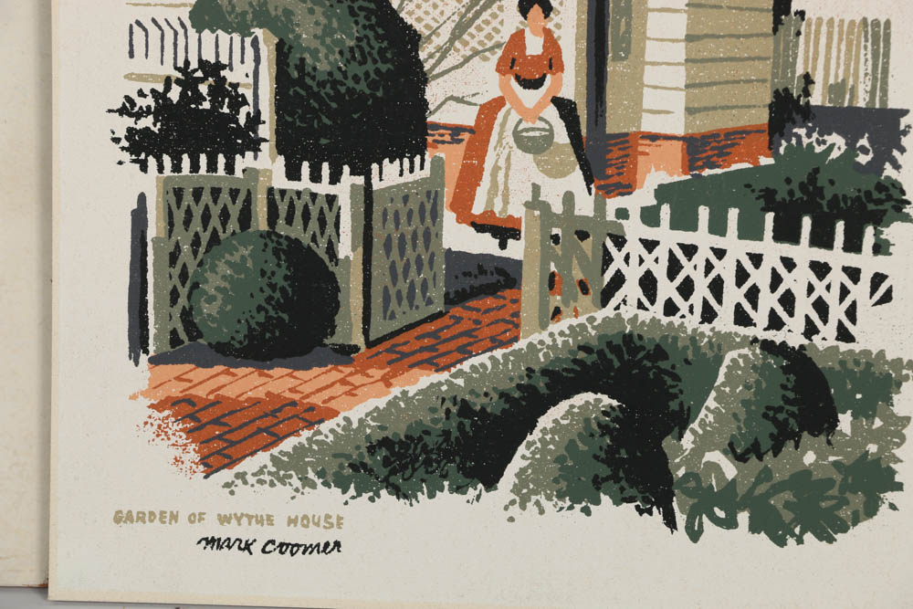 Collection of Mark Coomer Serigraphs on Board of Urban American Scenes