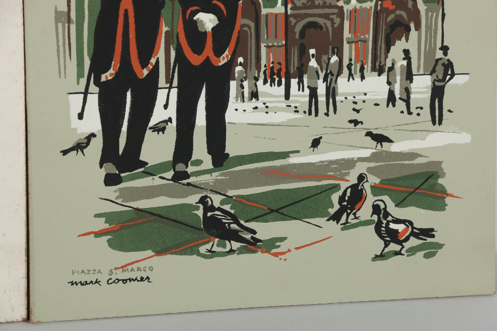 Assortment of Mark Commer Serigraphs on Board Various Subjects