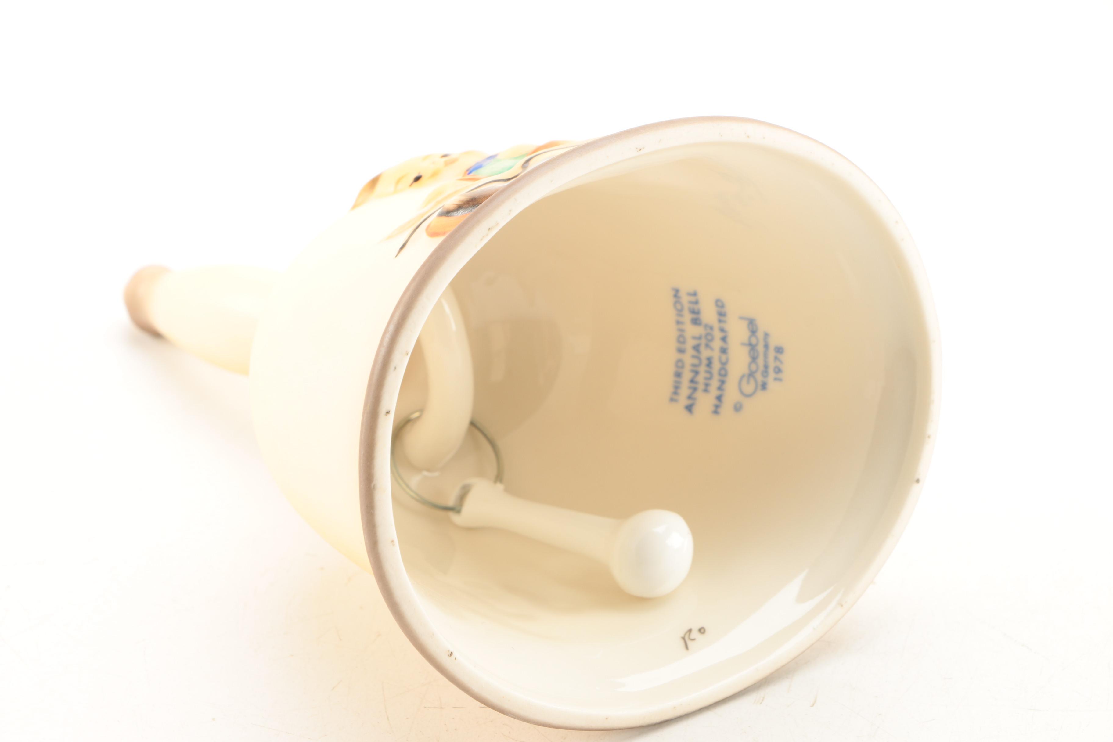 Goebel Porcelain Hummel Bells and Plate