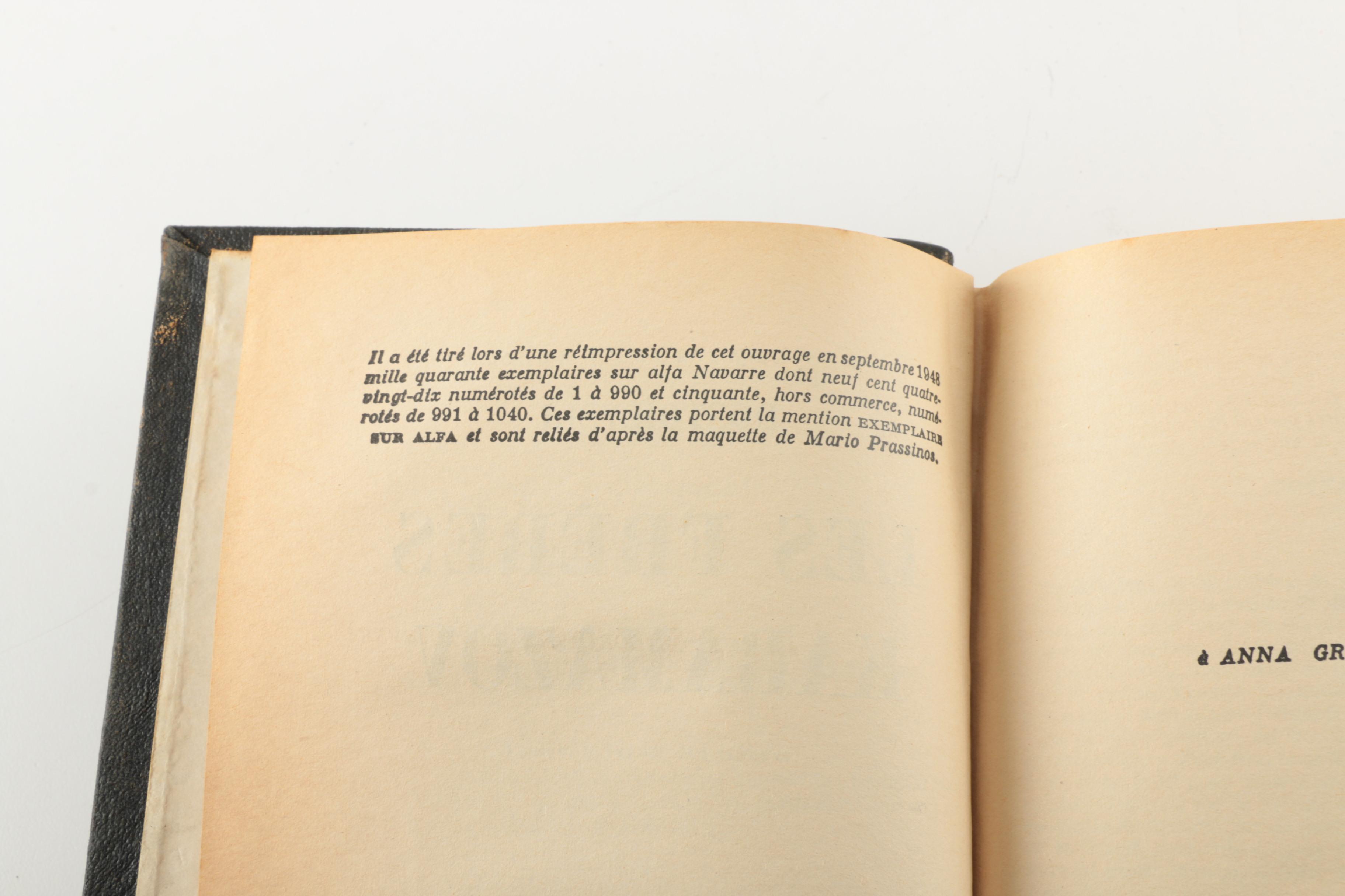 French Language Version "The Brother Karamazov" by Dostoevsky