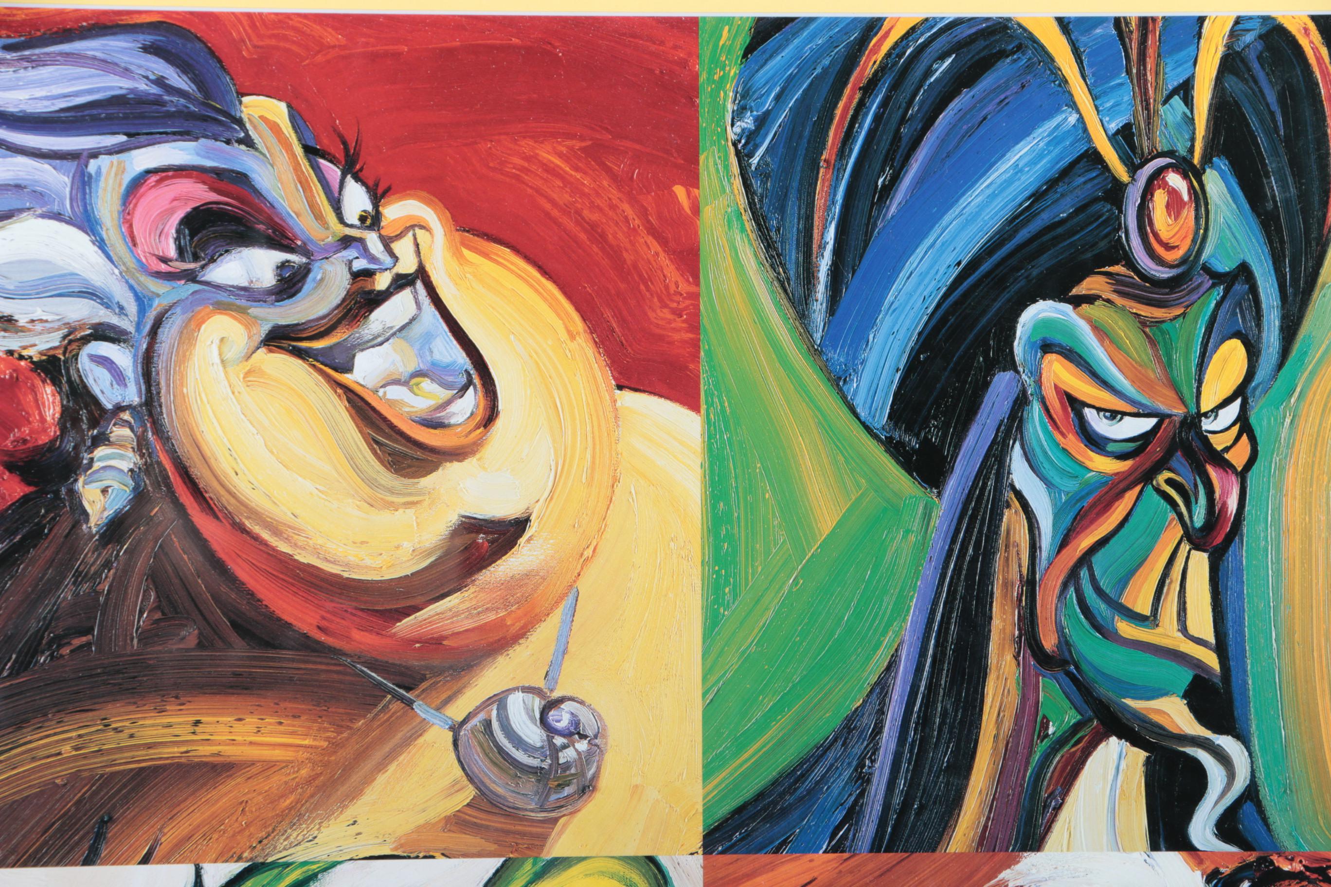 Disney Villains Reproduction Print Poster