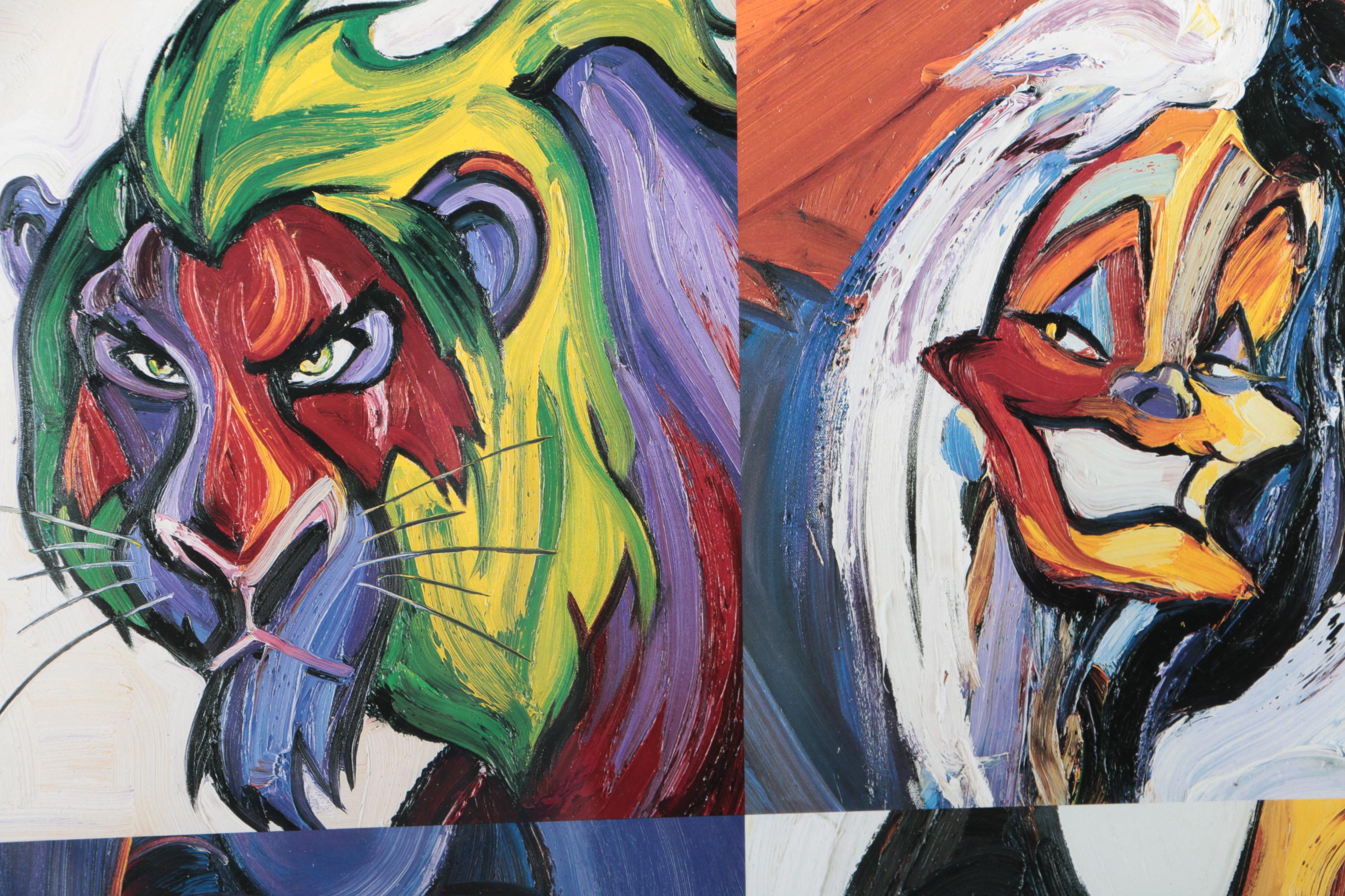 Disney Villains Reproduction Print Poster