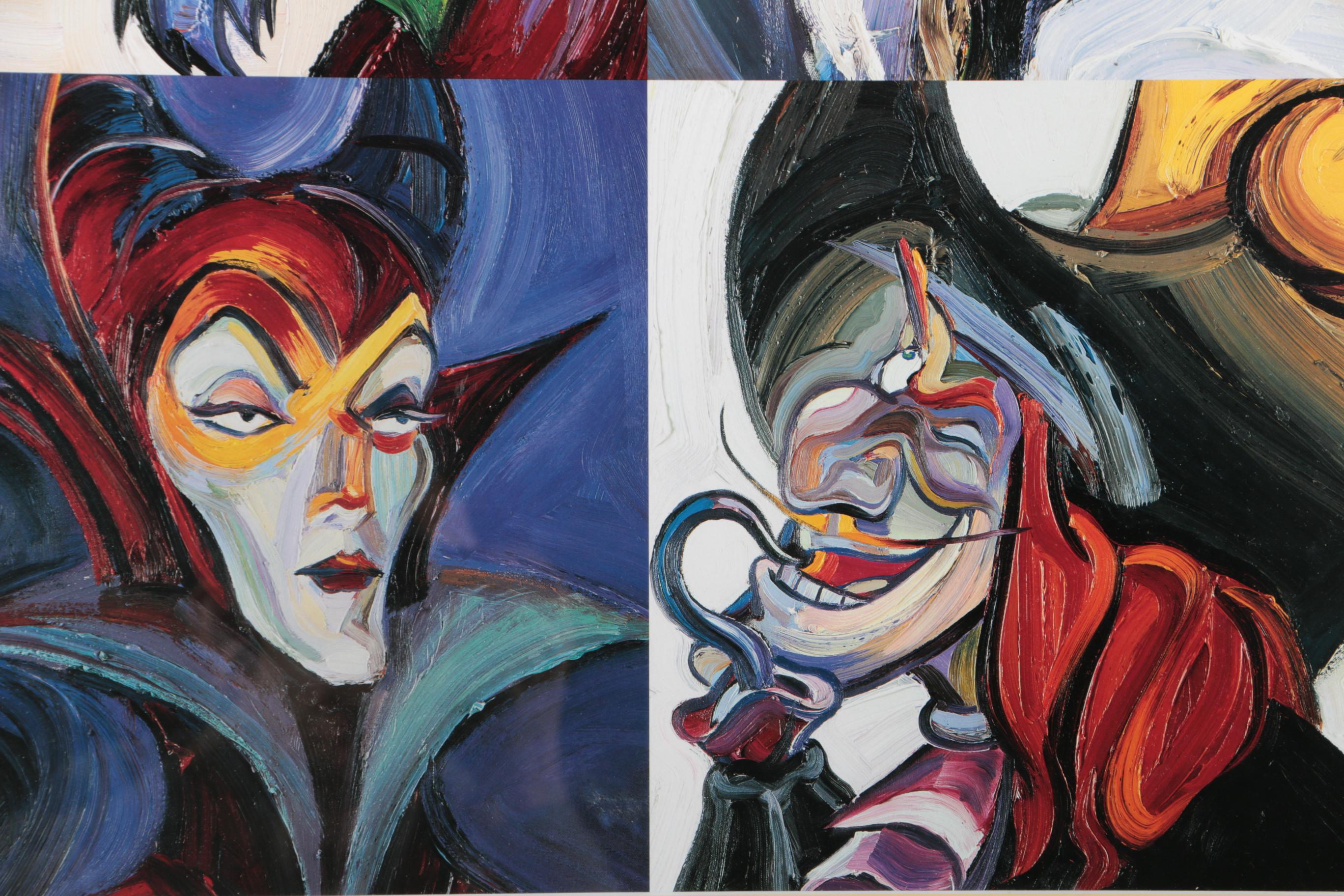 Disney Villains Reproduction Print Poster