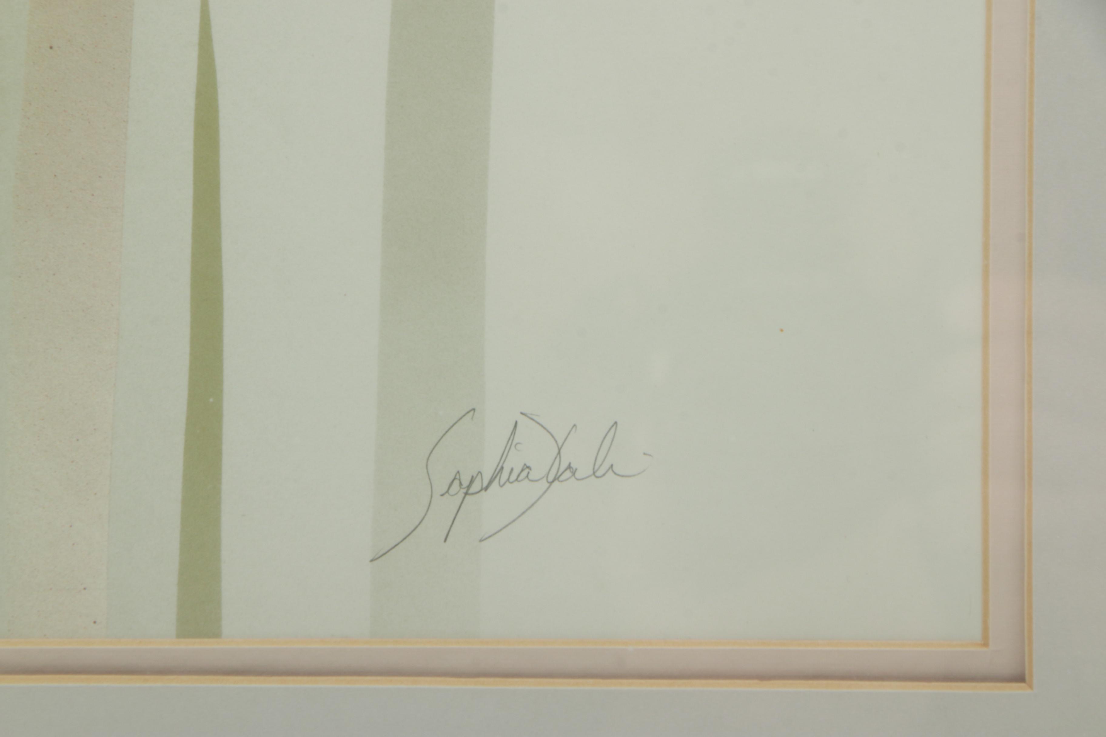 Sophia Kali Limited Edition Reproduction Print of White Flowers