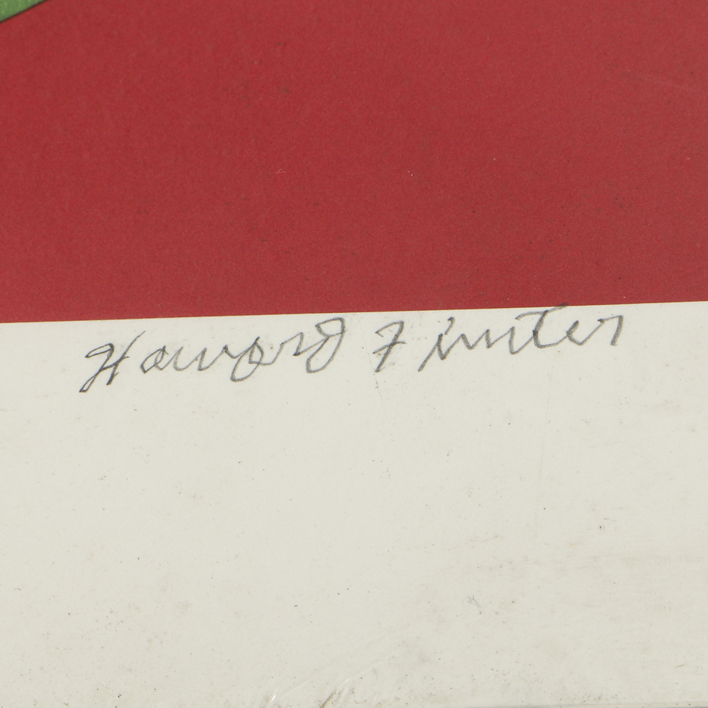 Howard Finster Offset Lithograph on Paper "Coke Bottle"