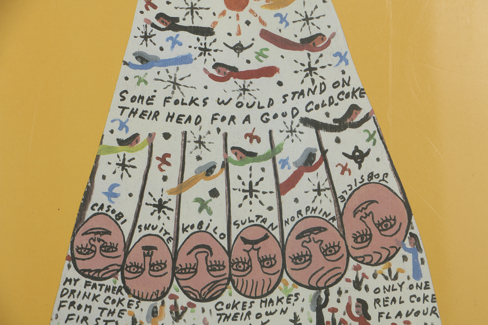Howard Finster Offset Lithograph on Paper "Coke Bottle"