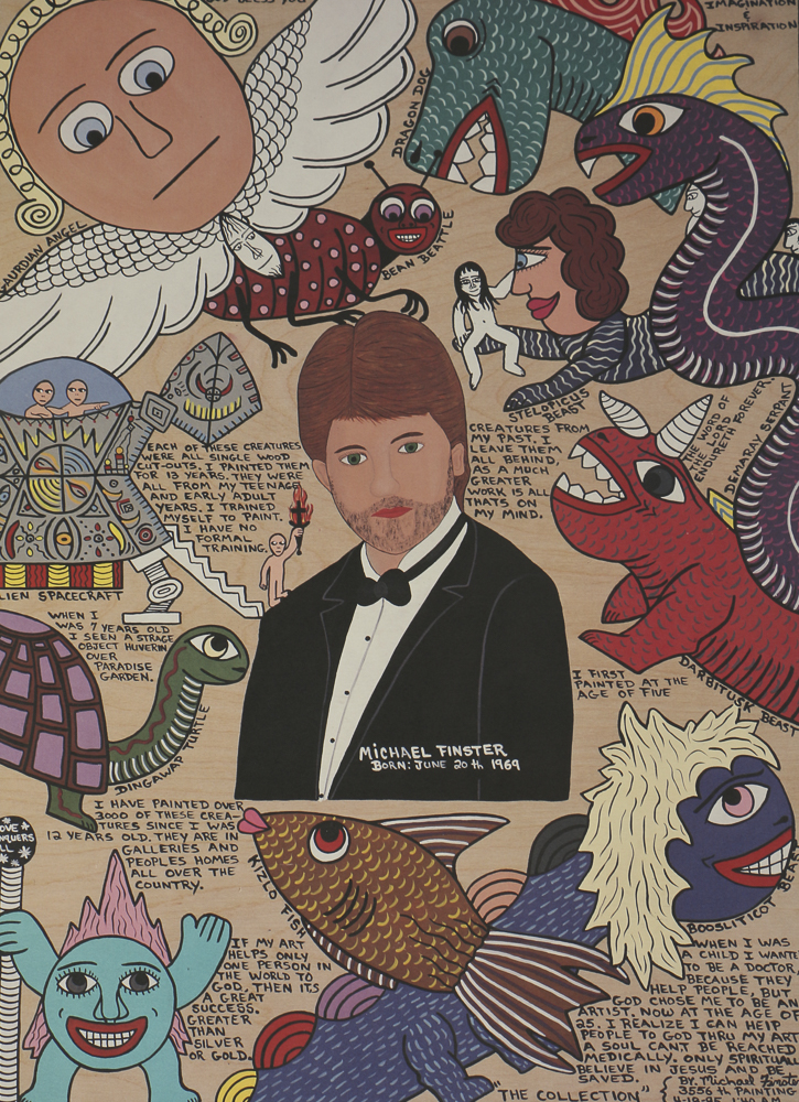 Michael Finster Offset Lithograph on Paper "The Collection"