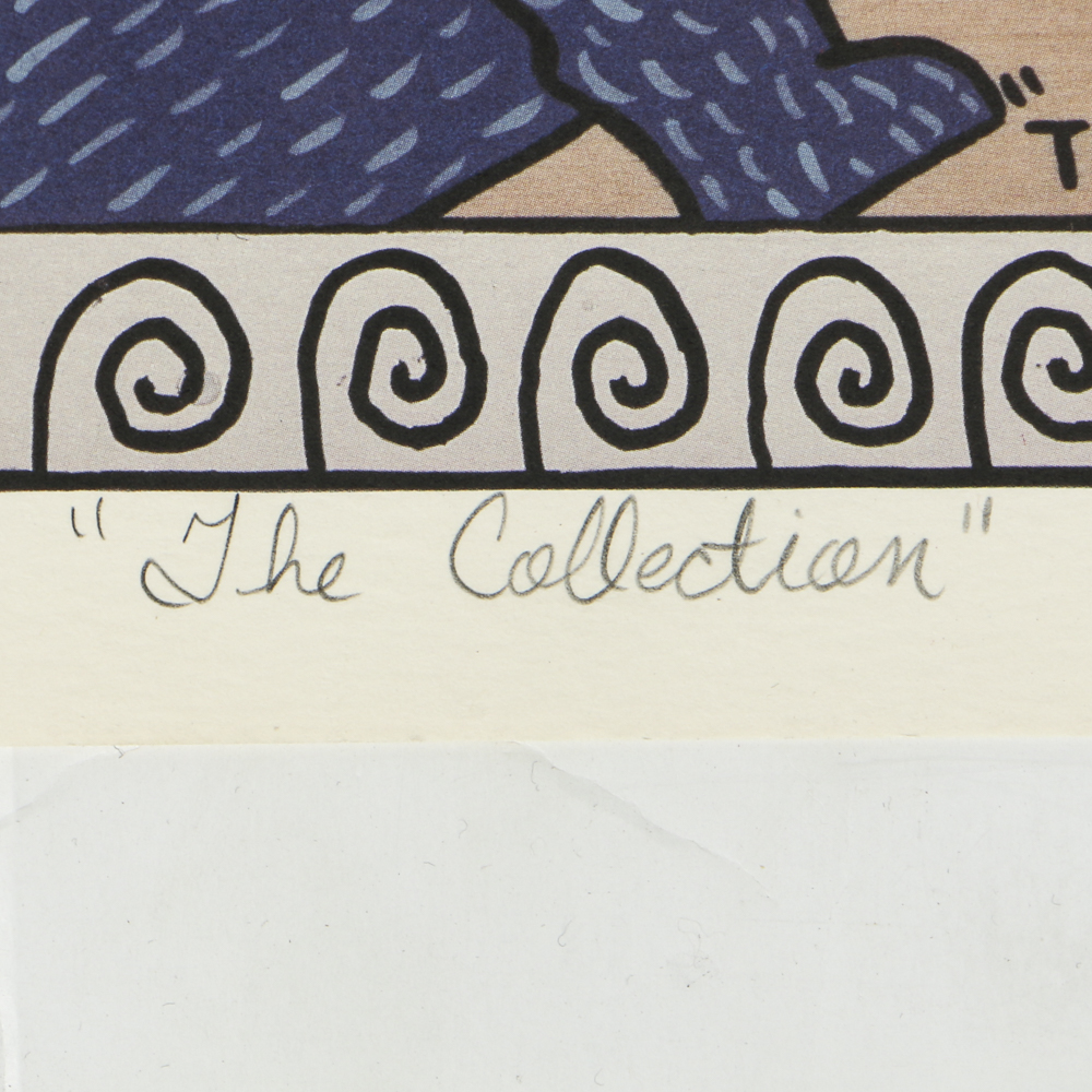 Michael Finster Offset Lithograph on Paper "The Collection"