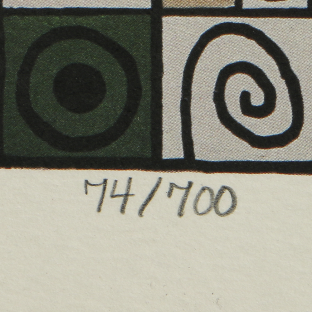 Michael Finster Offset Lithograph on Paper "The Collection"