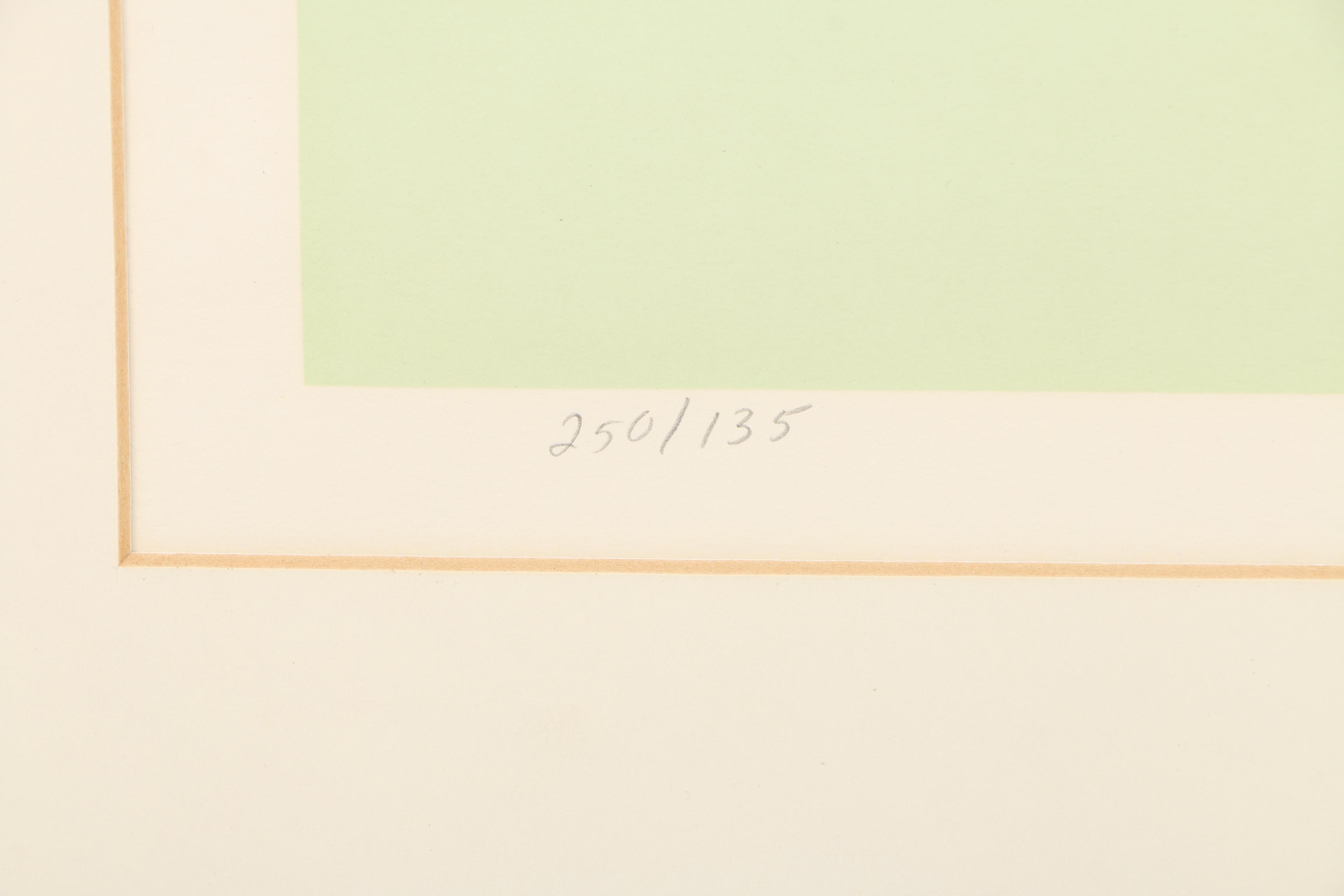 Renee Demsey Limited Edition Serigraph on Paper "Holiday"