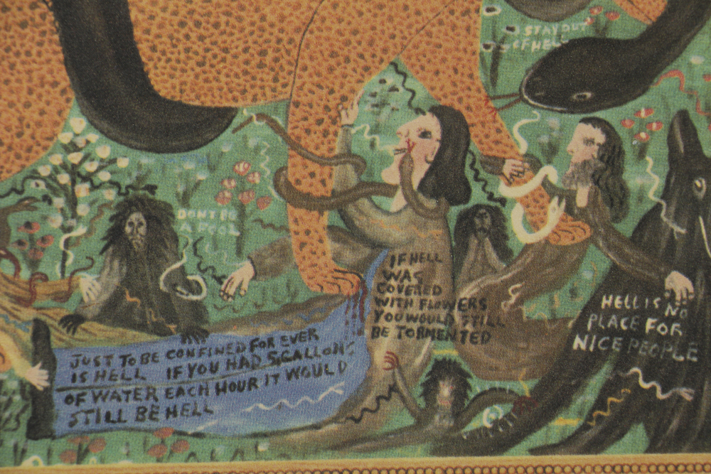 Howard Finster Offset Lithograph on Paper