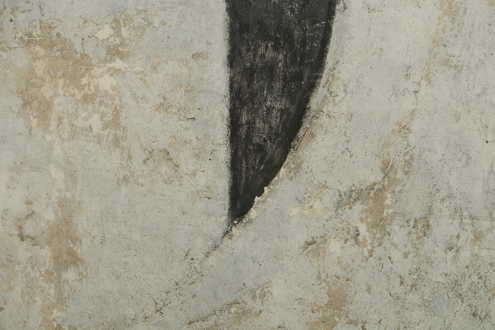 Louise Pershing Oil Painting on Wood Abstract Composition