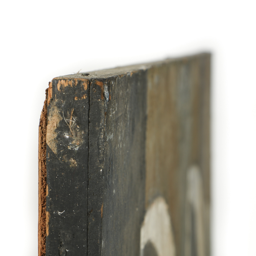 Louise Pershing Oil Painting on Wood Abstract Composition