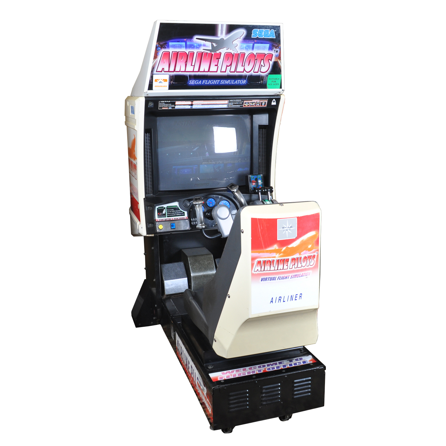 1999 Sega "Airline Pilots" Arcade Game