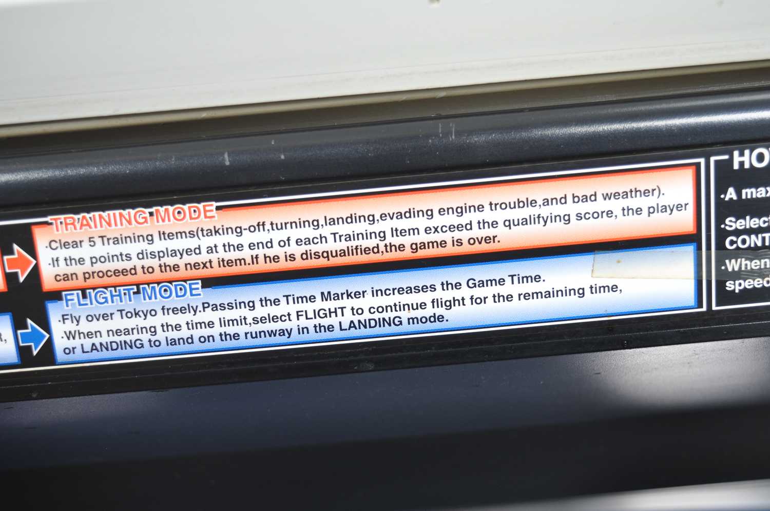 1999 Sega "Airline Pilots" Arcade Game