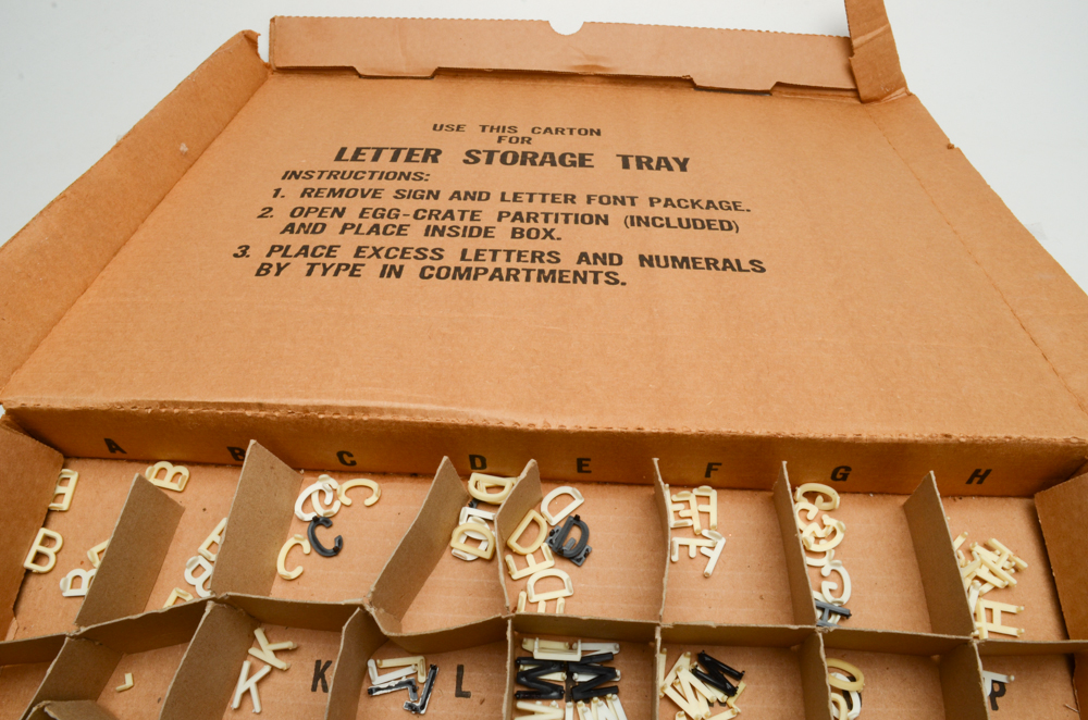 Coca-Cola Restaurant Sign With Letters