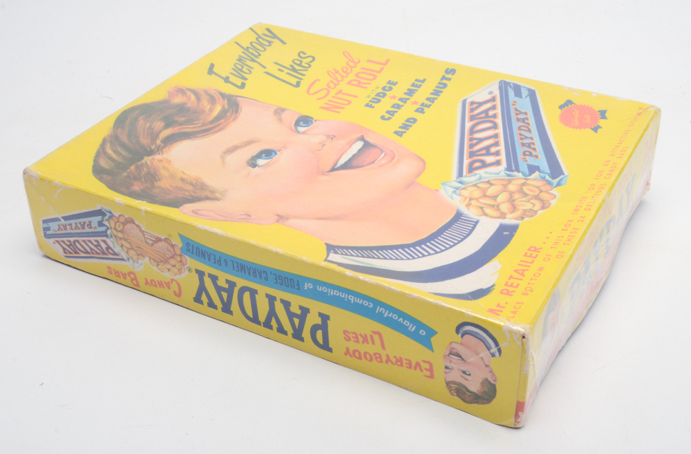 Four Vintage Empty Candy Boxes