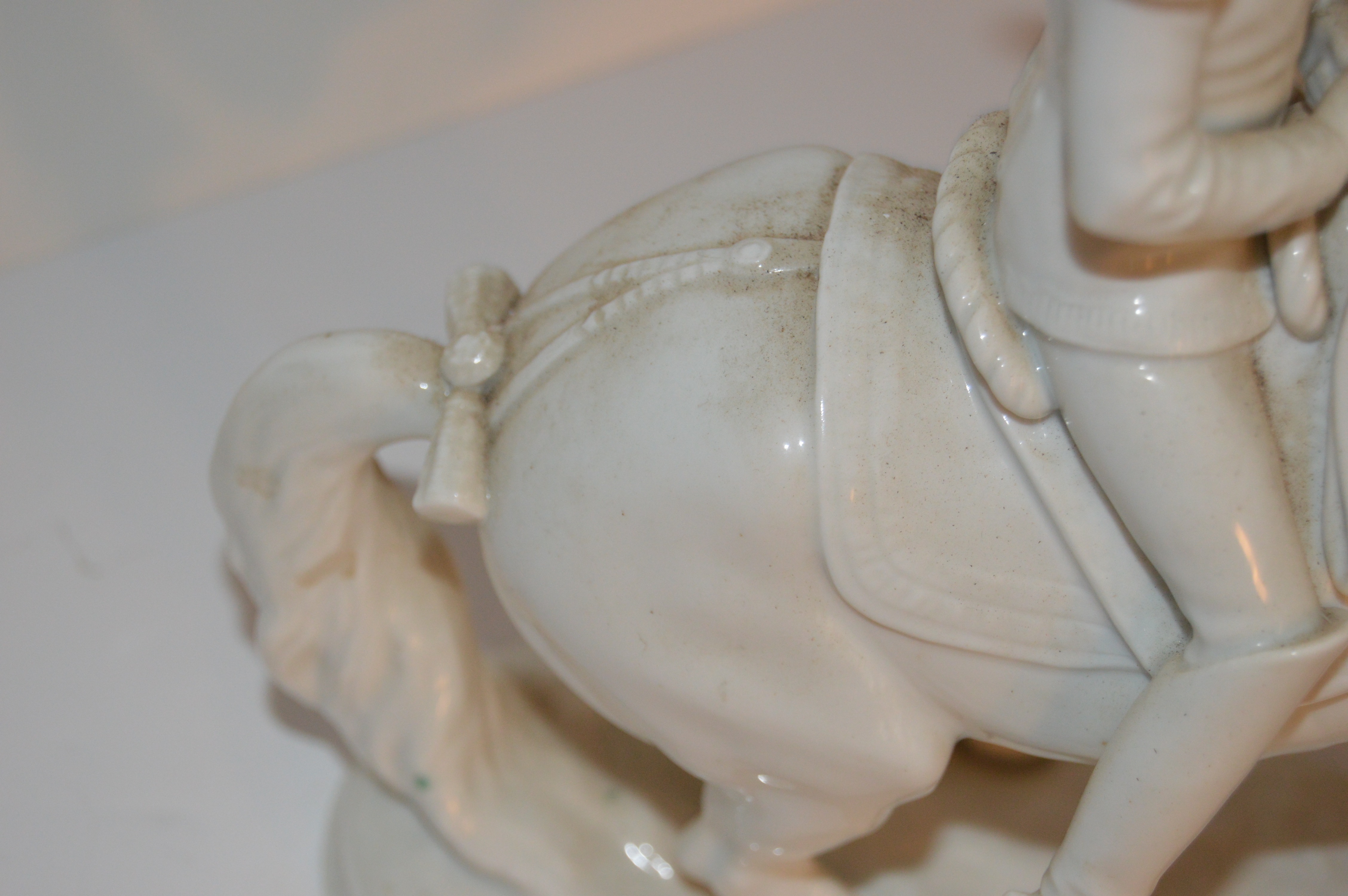 Augarten Wien Lipizzaner Stallion Figurine in Courbette Dressage