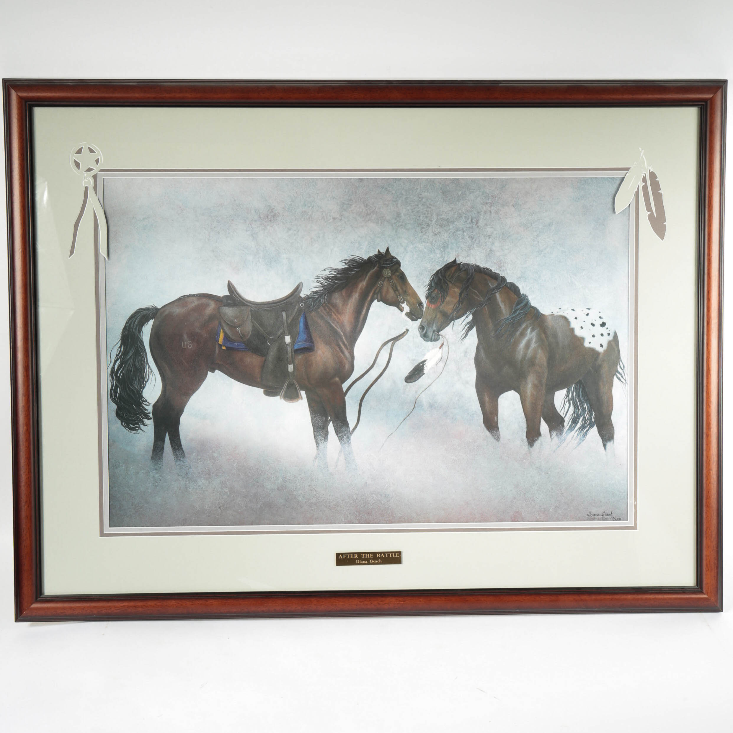 Limited Edition Signed Print after Diana Beach-Stamper, "After the Battle"