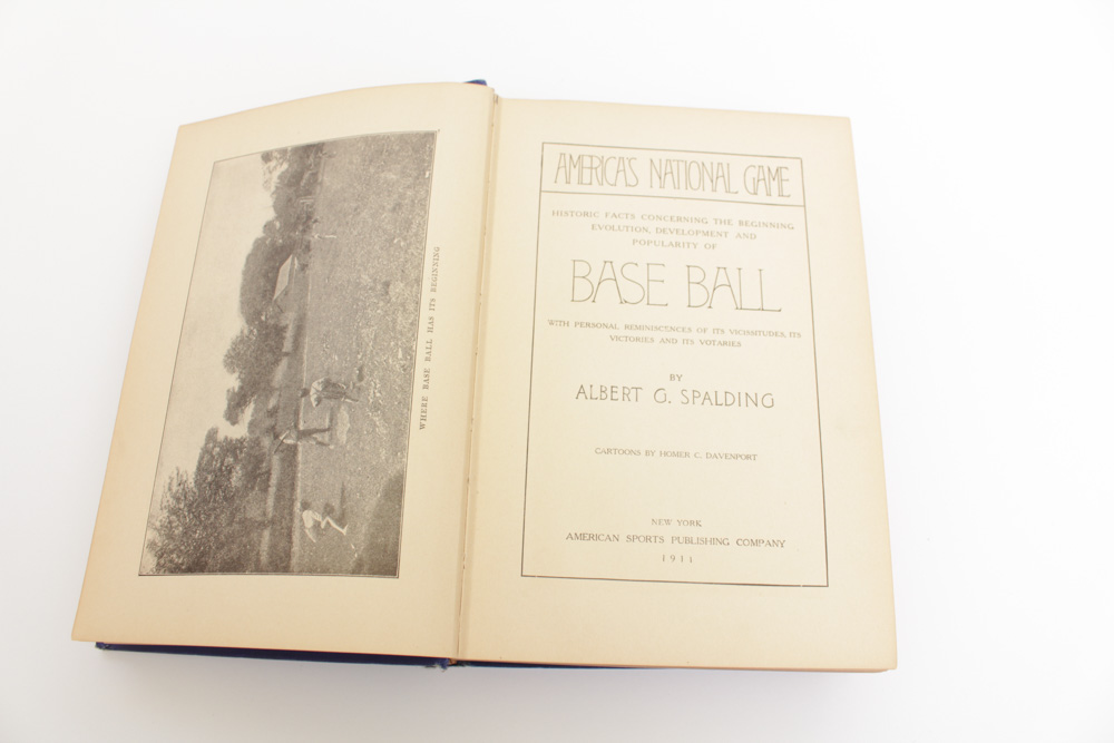 1911 First Edition "America's National Game" by A.G. Spalding
