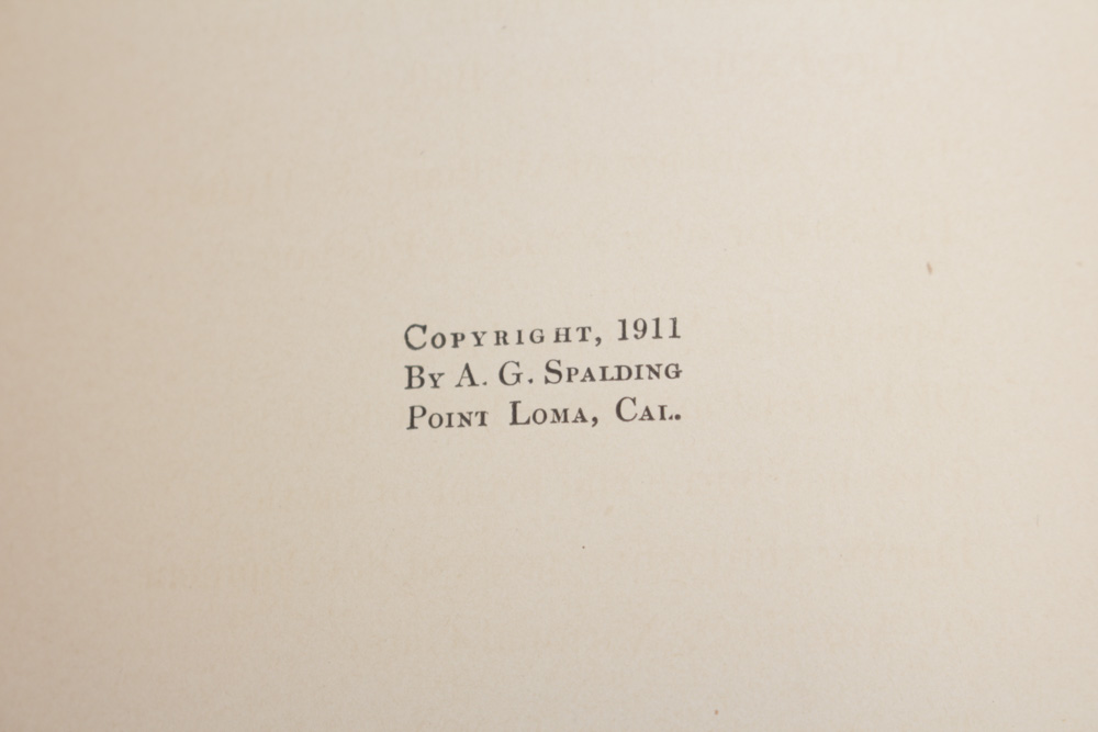 1911 First Edition "America's National Game" by A.G. Spalding