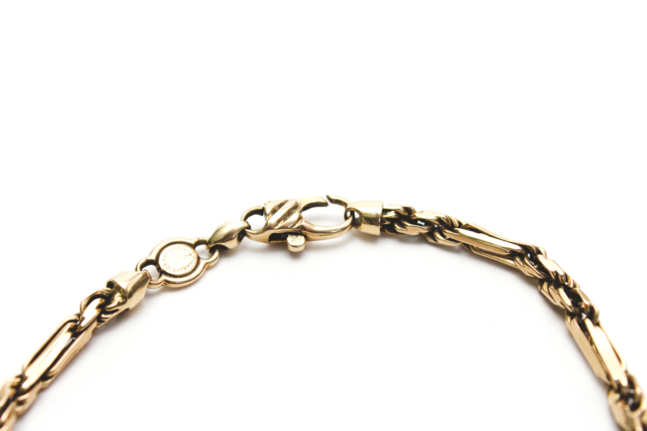 14K Yellow Gold Chain Bracelet