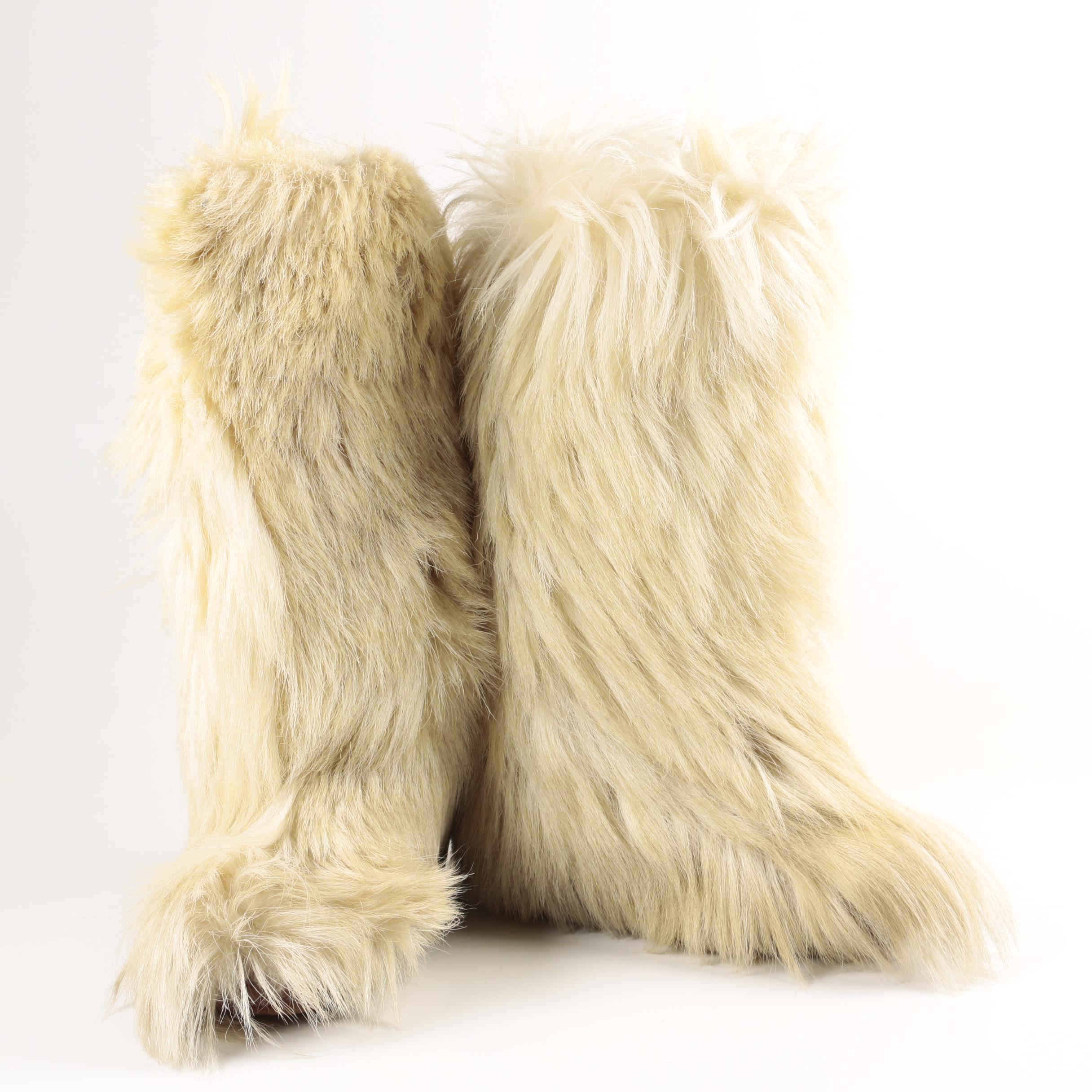 Women's Lackner Kitzbühel Vintage Goat Fur Boots