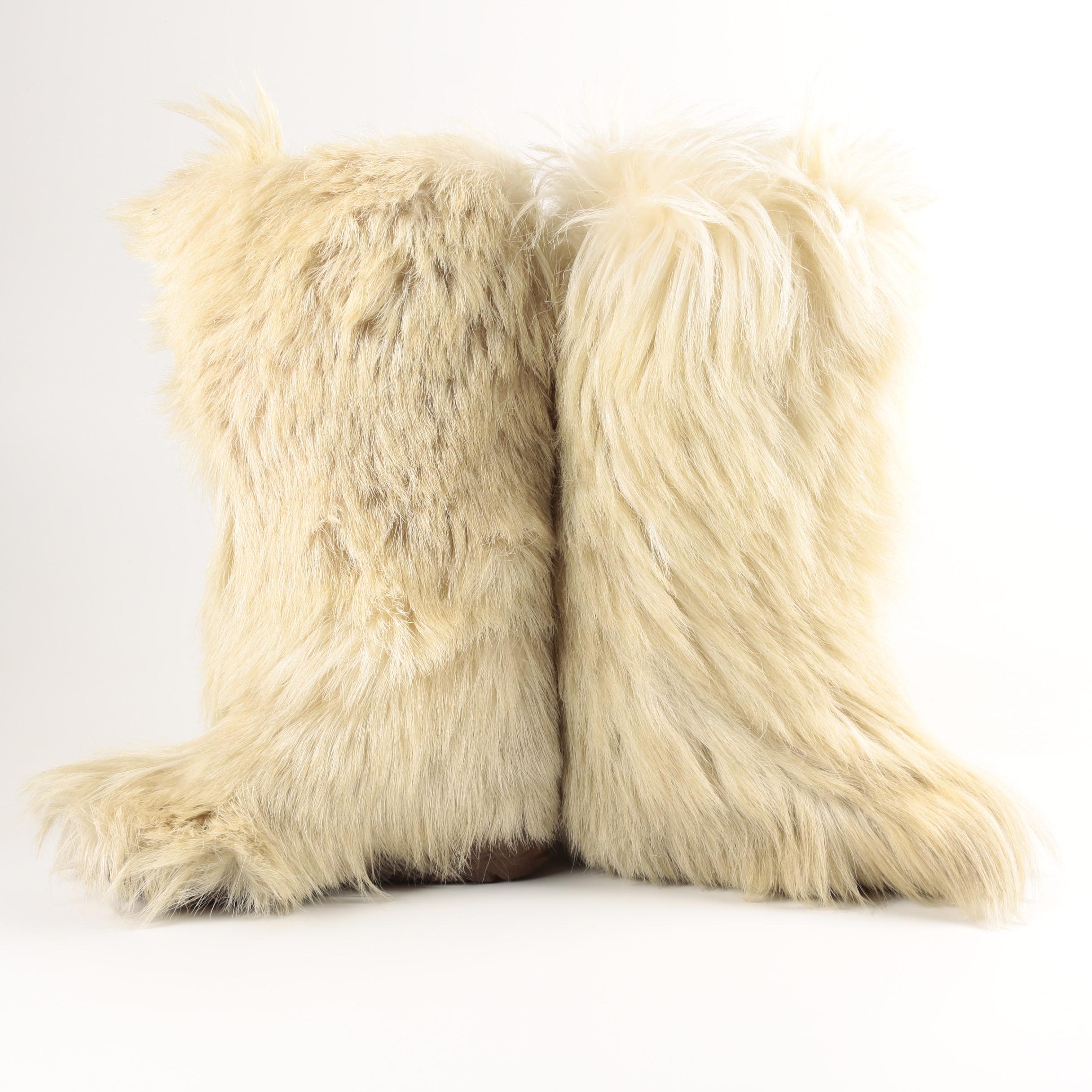 Women's Lackner Kitzbühel Vintage Goat Fur Boots