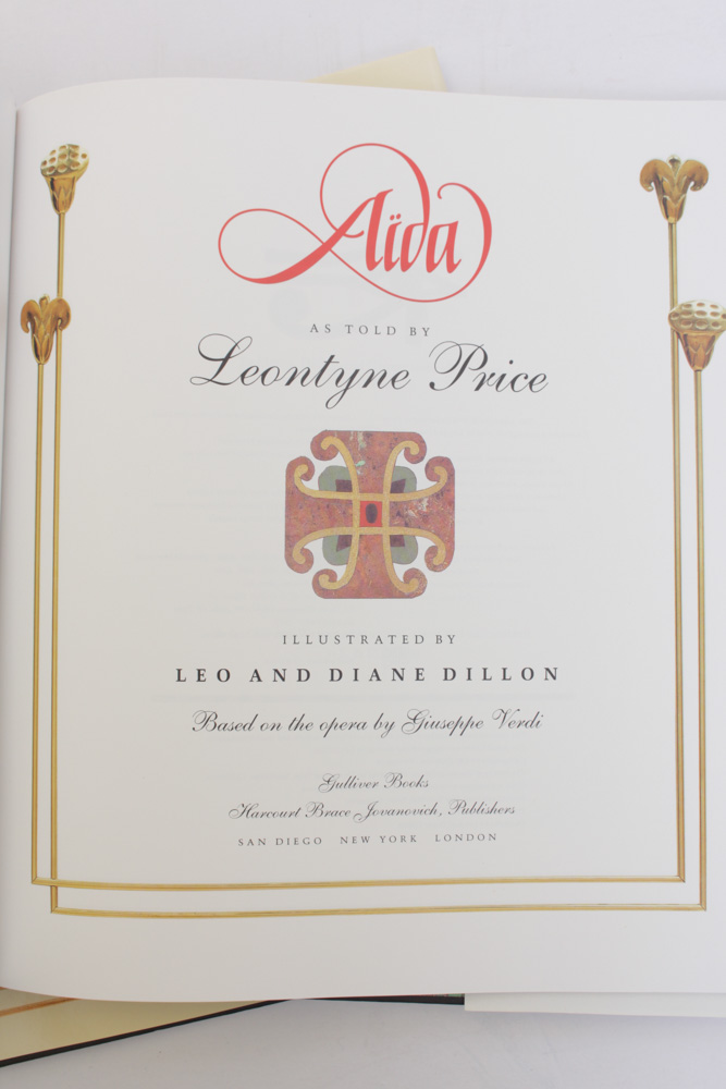Two First Edition Copies of "Aïda" by Leontyne Price