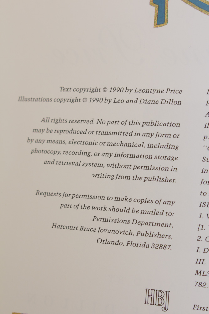 Two First Edition Copies of "Aïda" by Leontyne Price