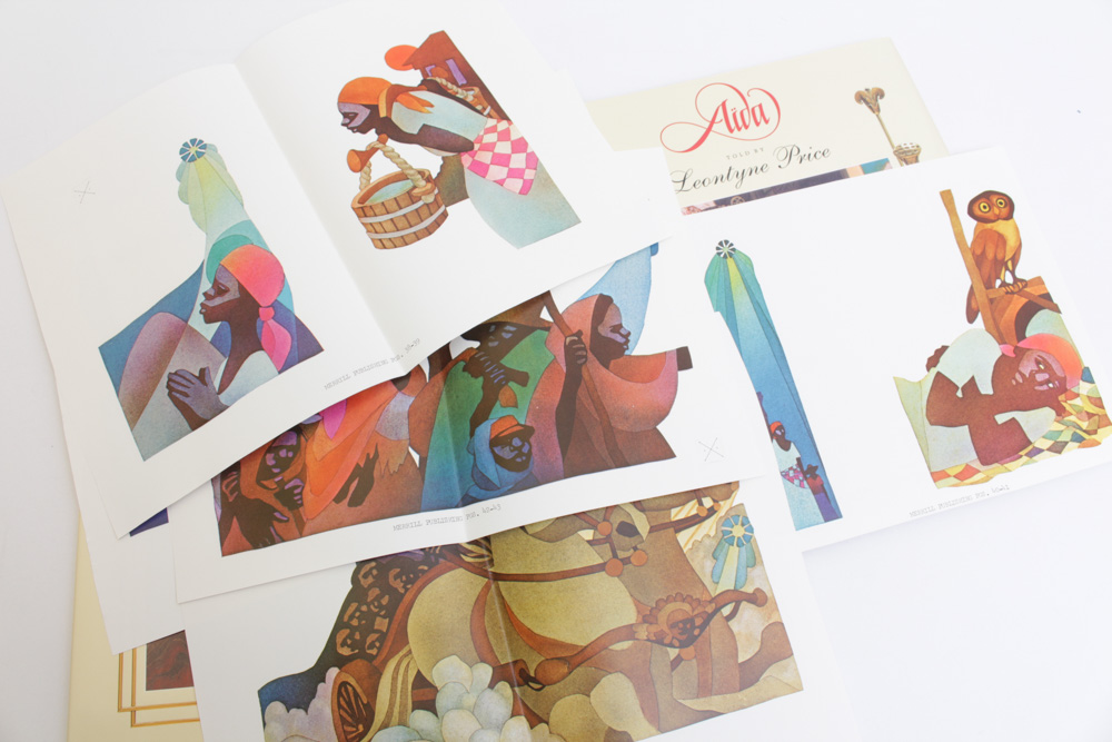 Two First Edition Copies of "Aïda" by Leontyne Price