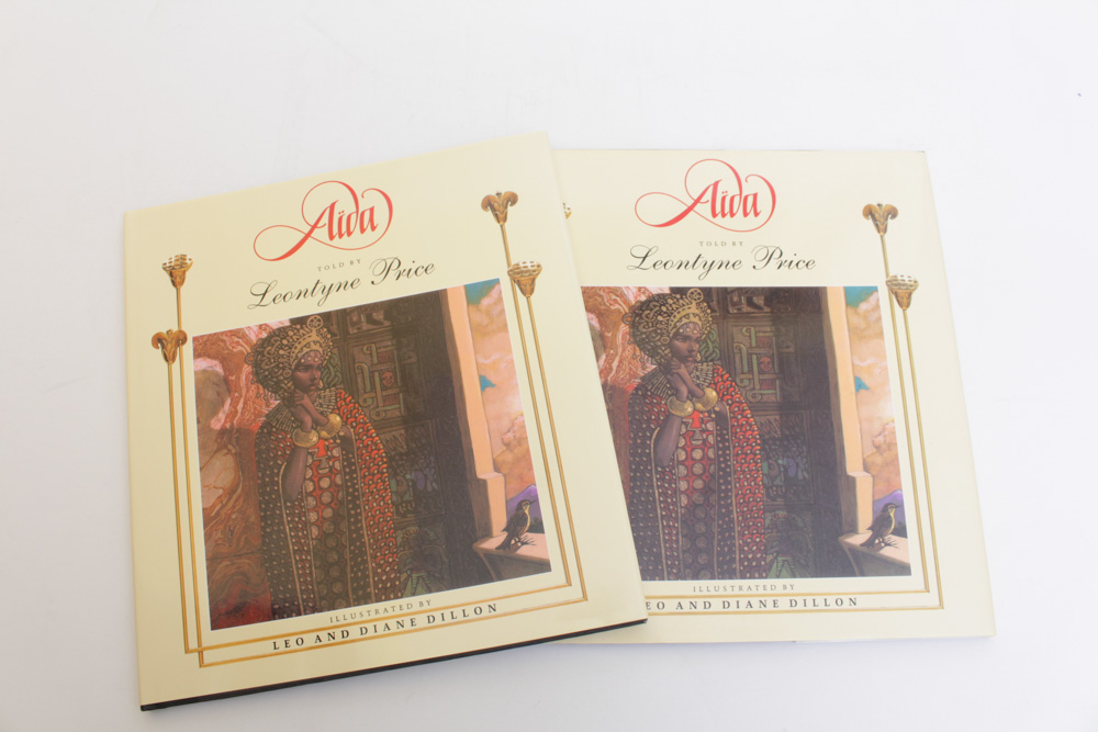 Two First Edition Copies of "Aïda" by Leontyne Price