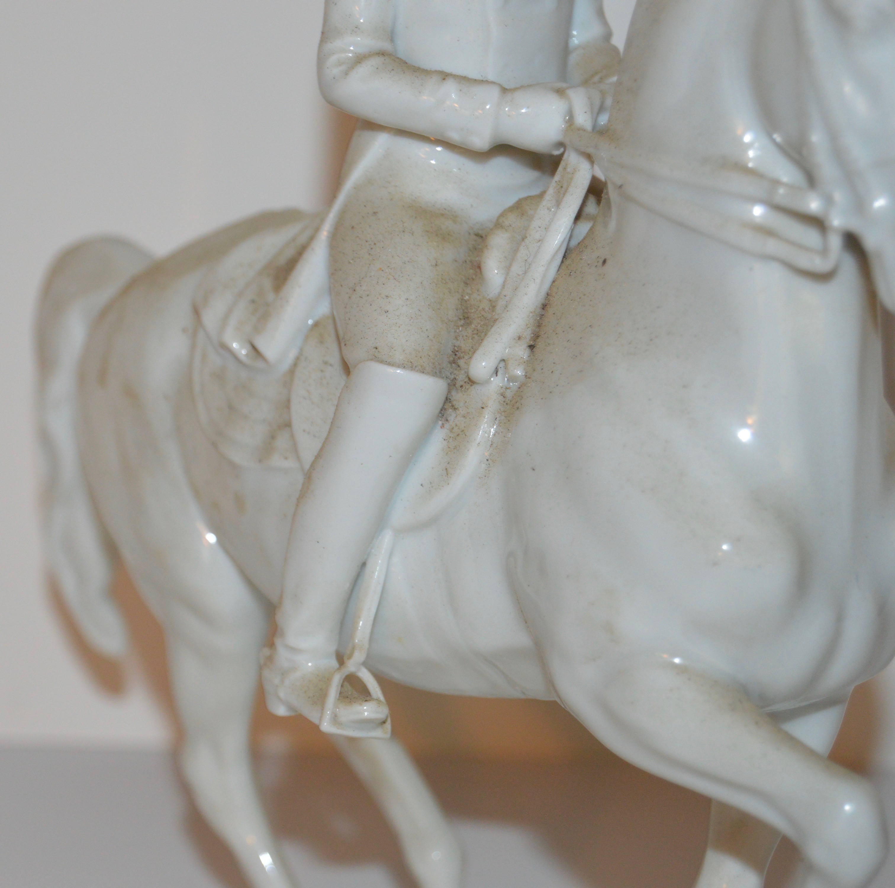 PRIORITY-Augarten Wien Lipizzaner Stallion Figurine in Piaffe Dressage
