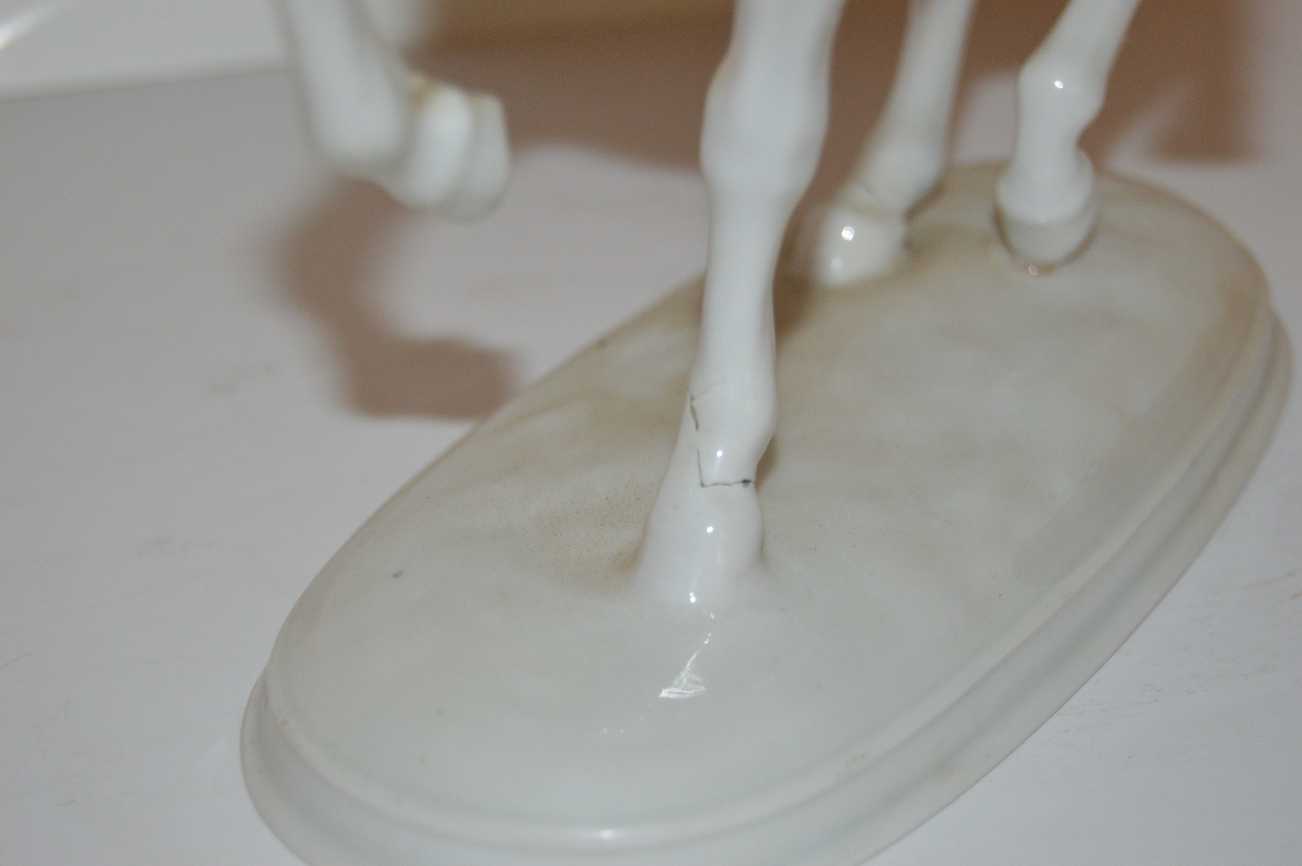 PRIORITY-Augarten Wien Lipizzaner Stallion Figurine in Piaffe Dressage