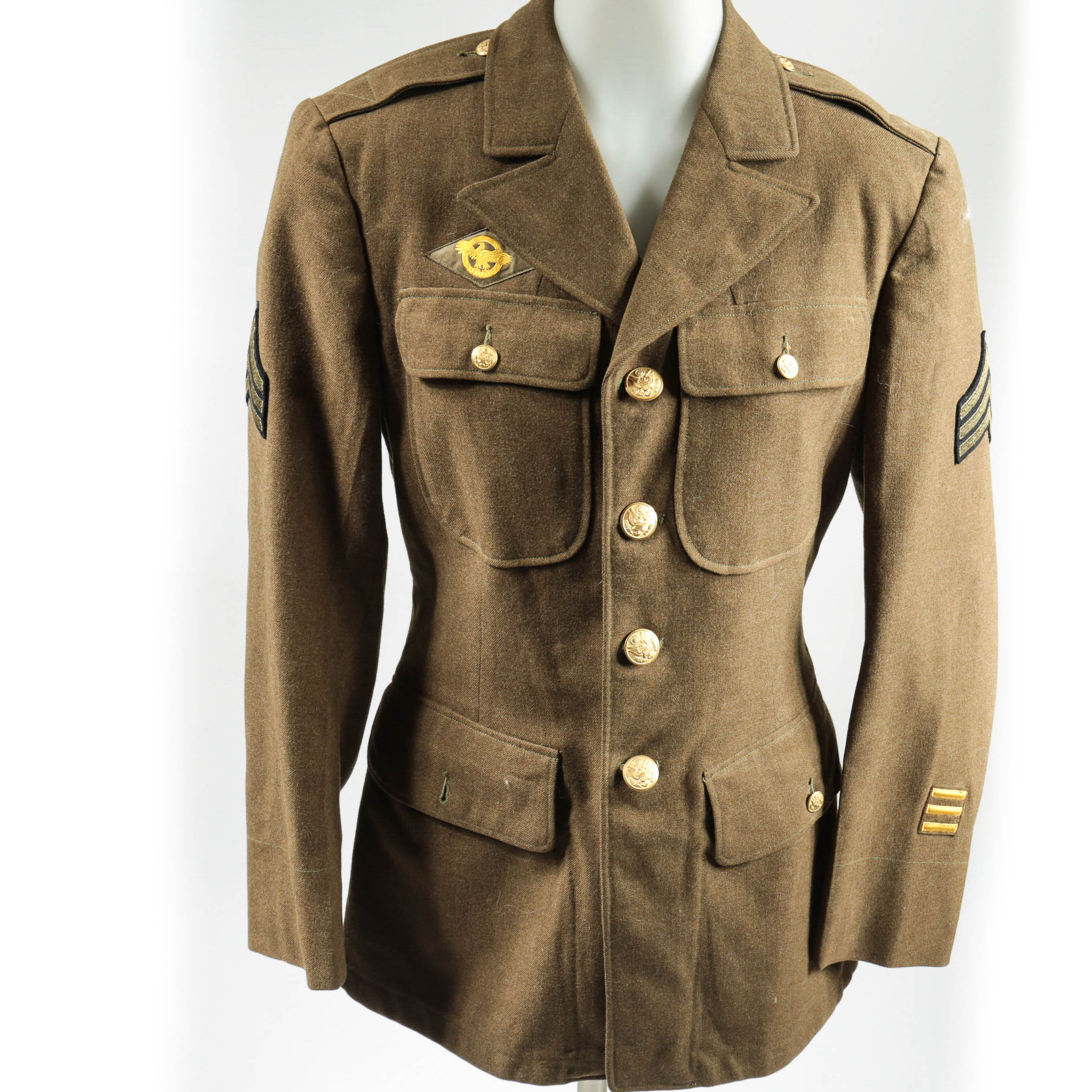 Vintage U.S. Army Uniform Jackets and Pants with Insignia