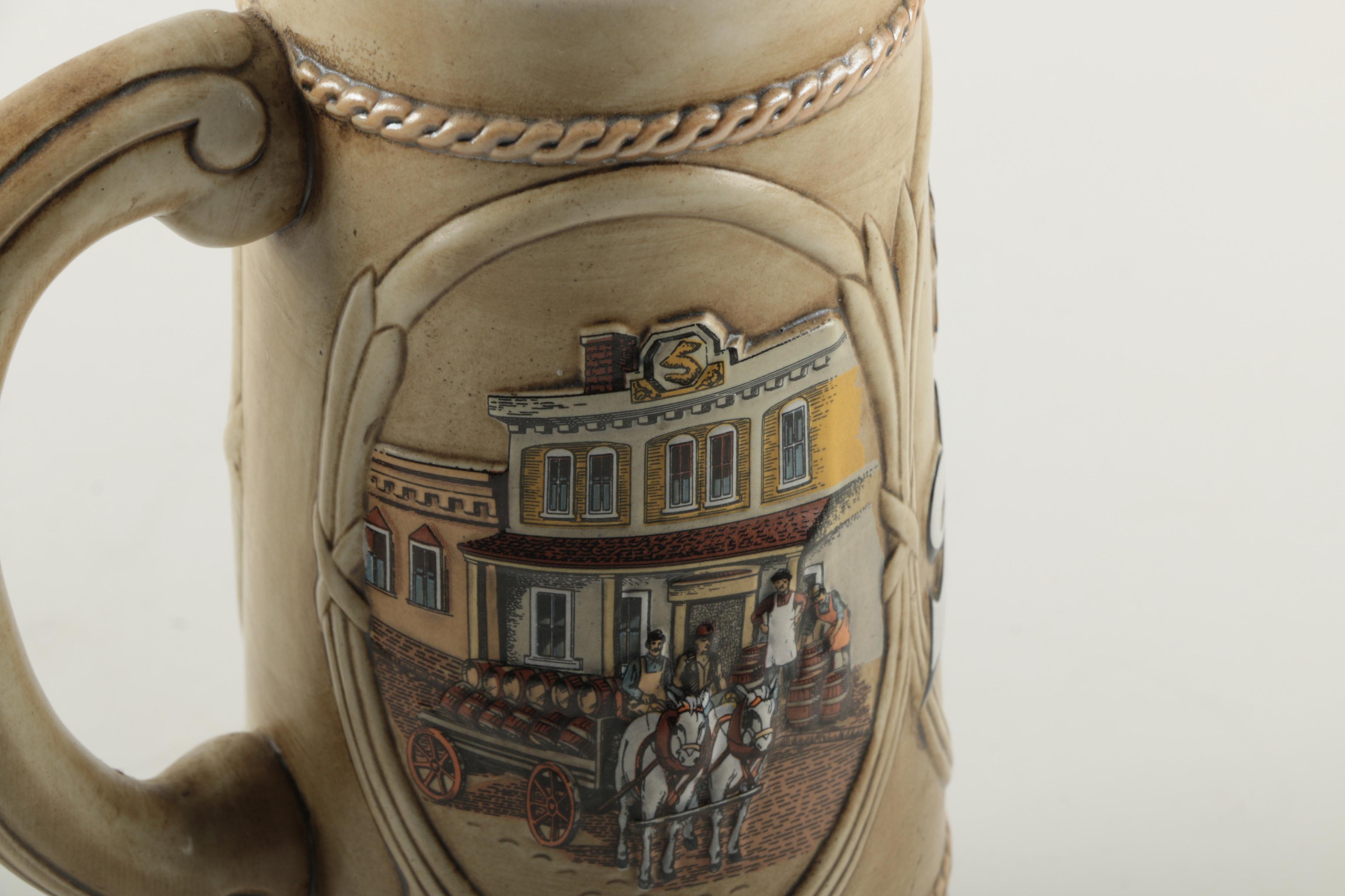 Stroh's Ceramic Beer Stein