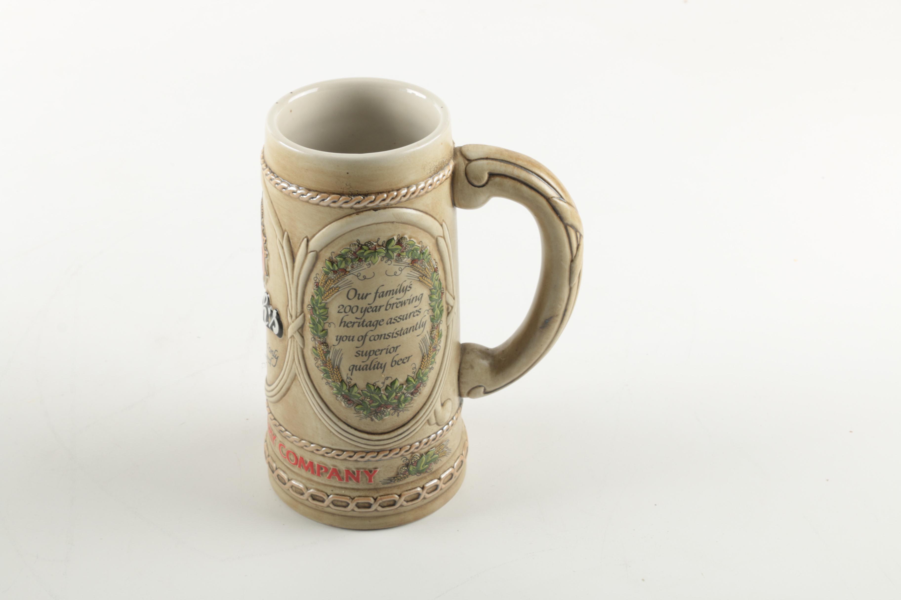 Stroh's Ceramic Beer Stein