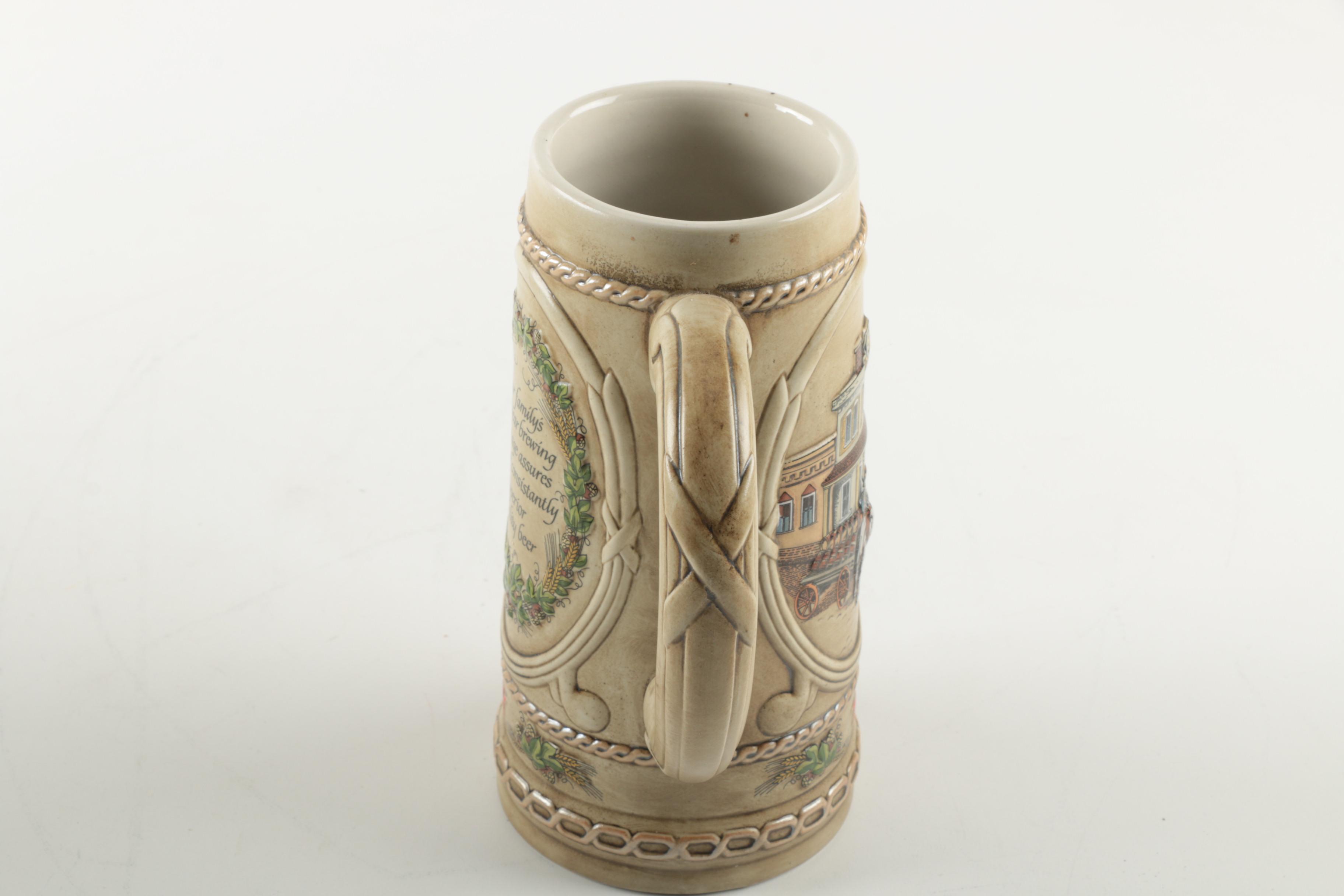 Stroh's Ceramic Beer Stein