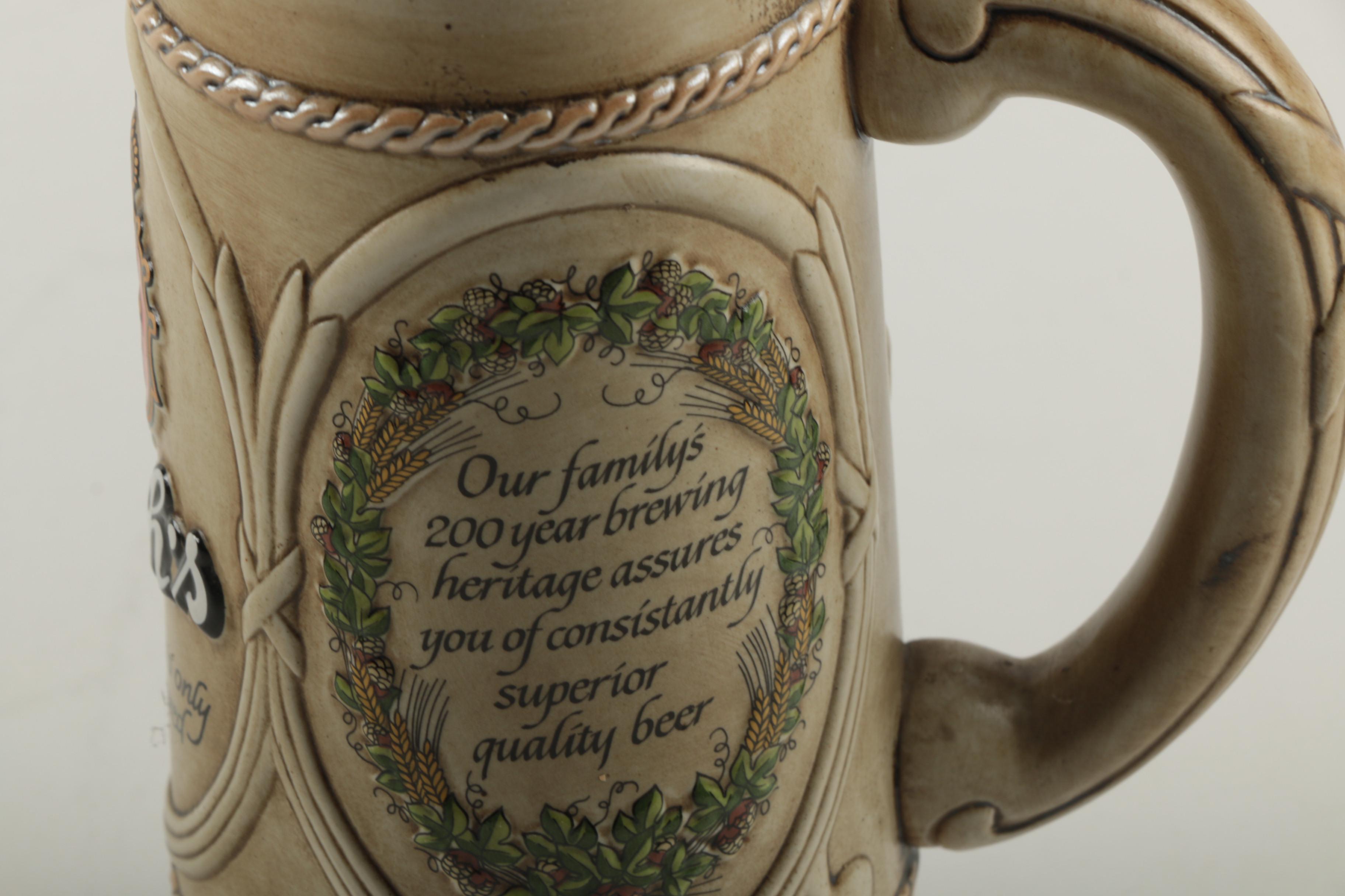 Stroh's Ceramic Beer Stein