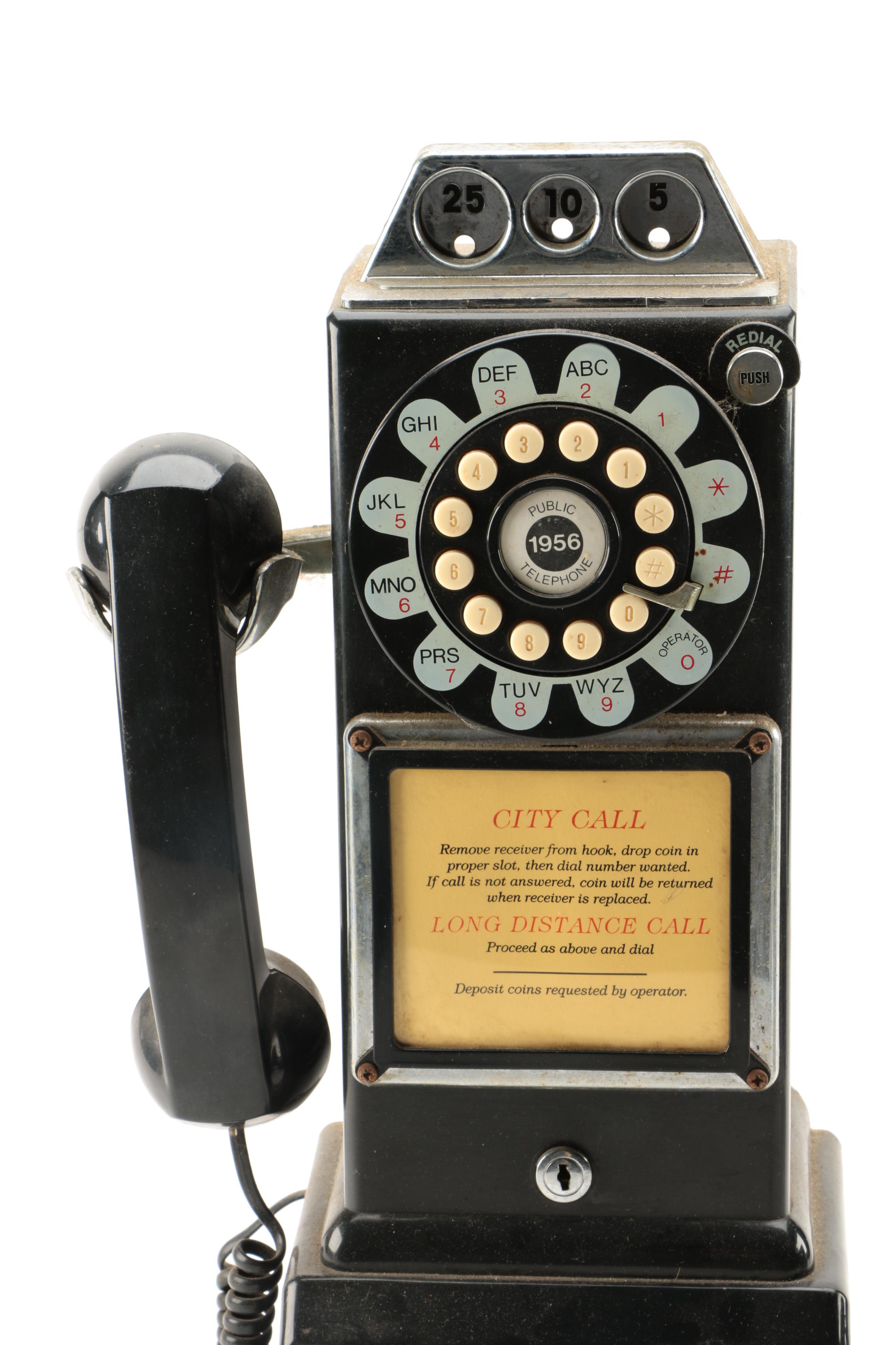 Vintage Public Pay Phone