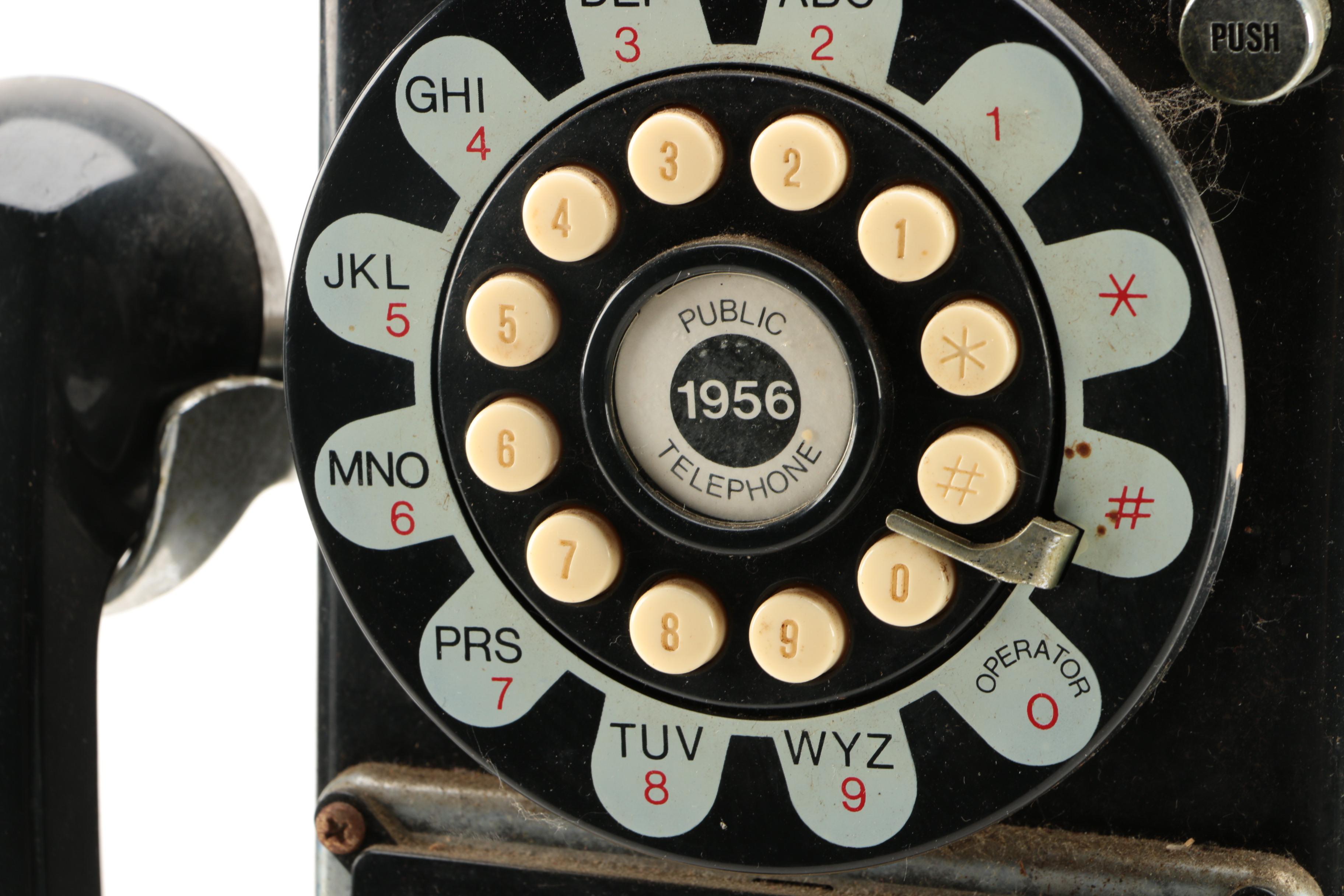 Vintage Public Pay Phone