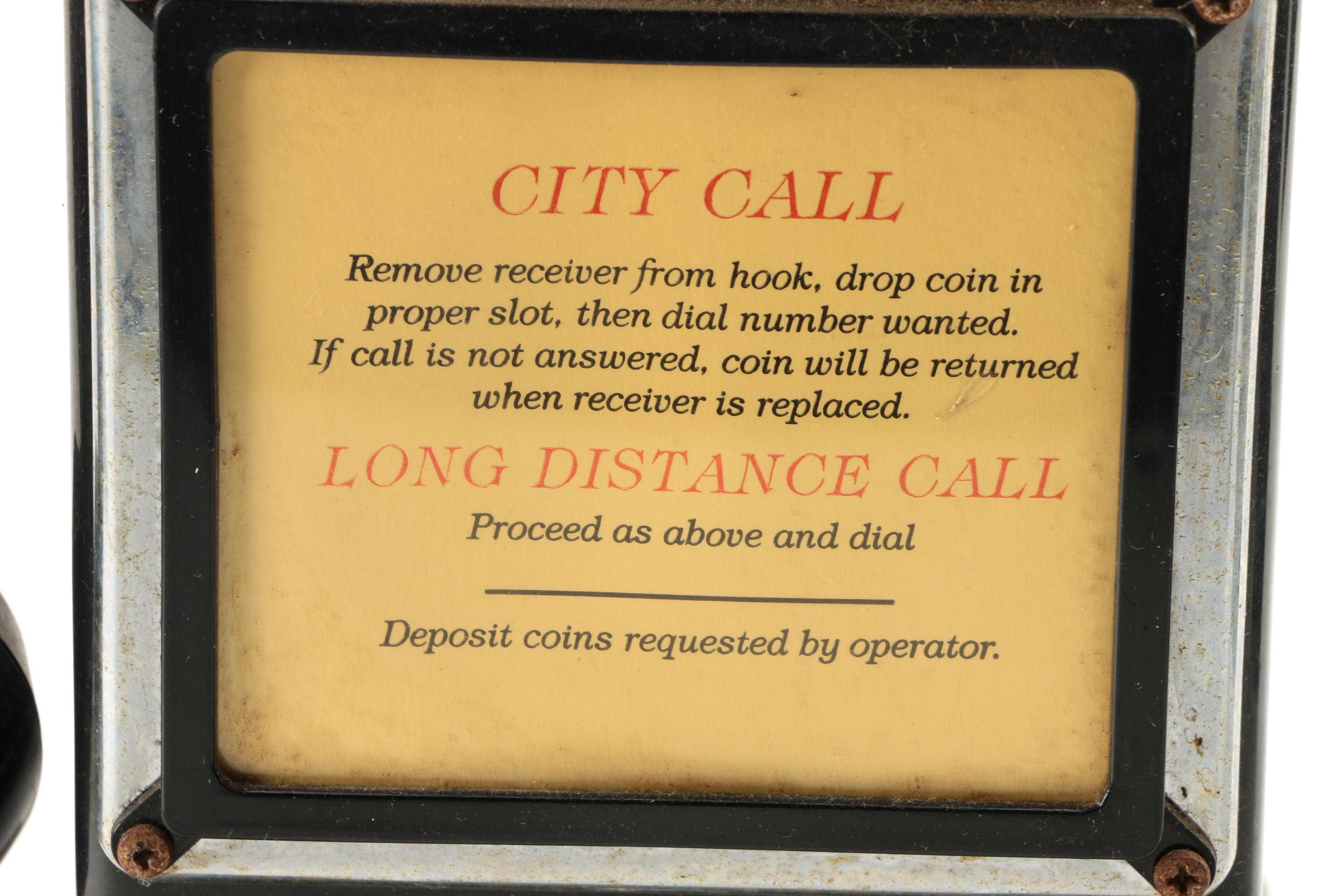 Vintage Public Pay Phone